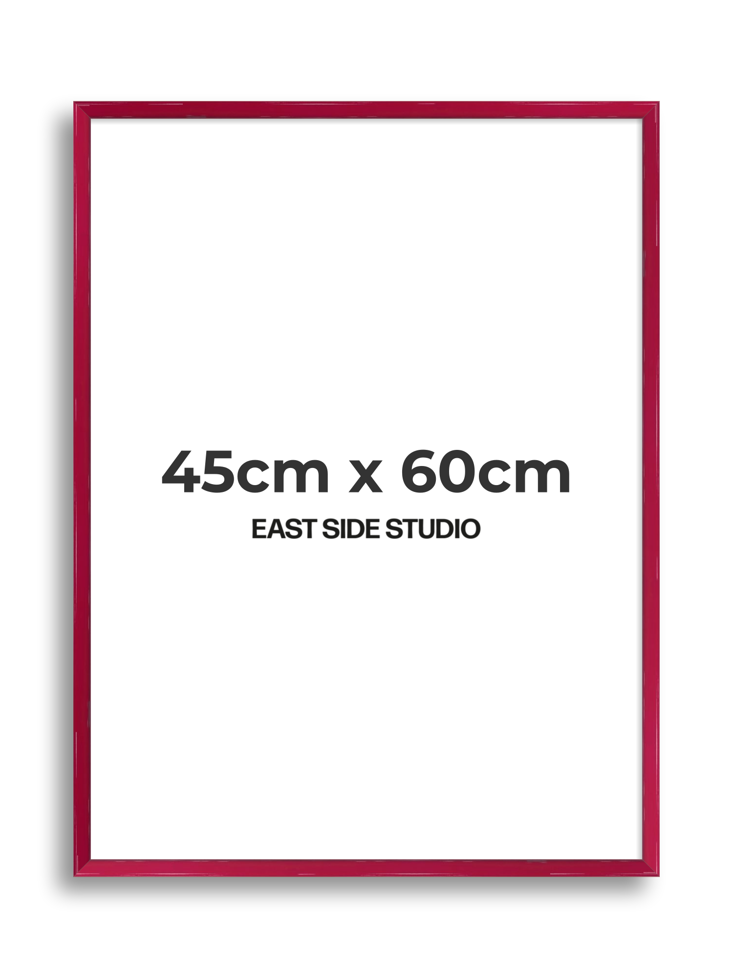 Crimson Red Gloss 45cm x 60cm picture frame