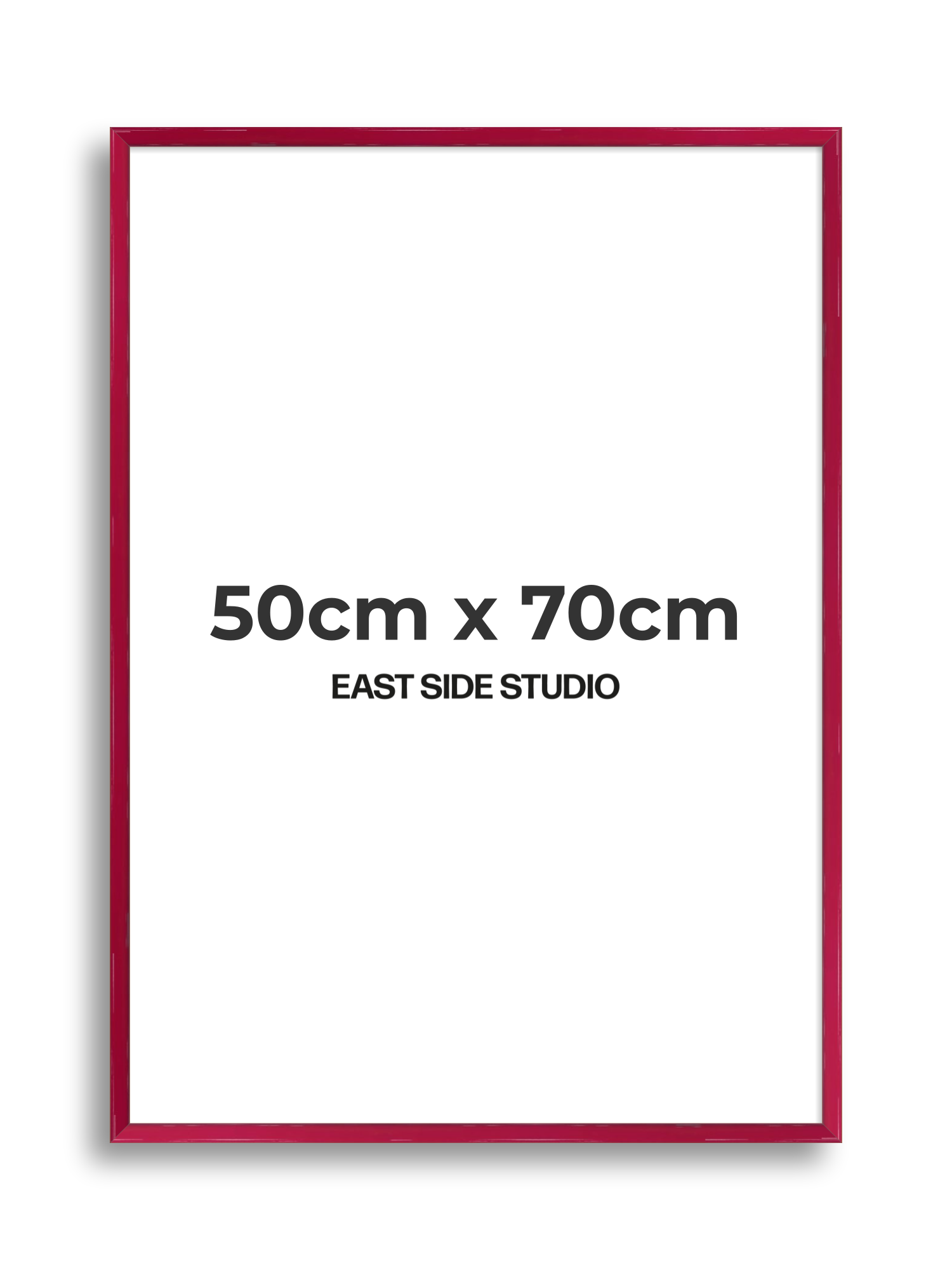 Crimson Red Gloss 50cm x 70cm picture frame