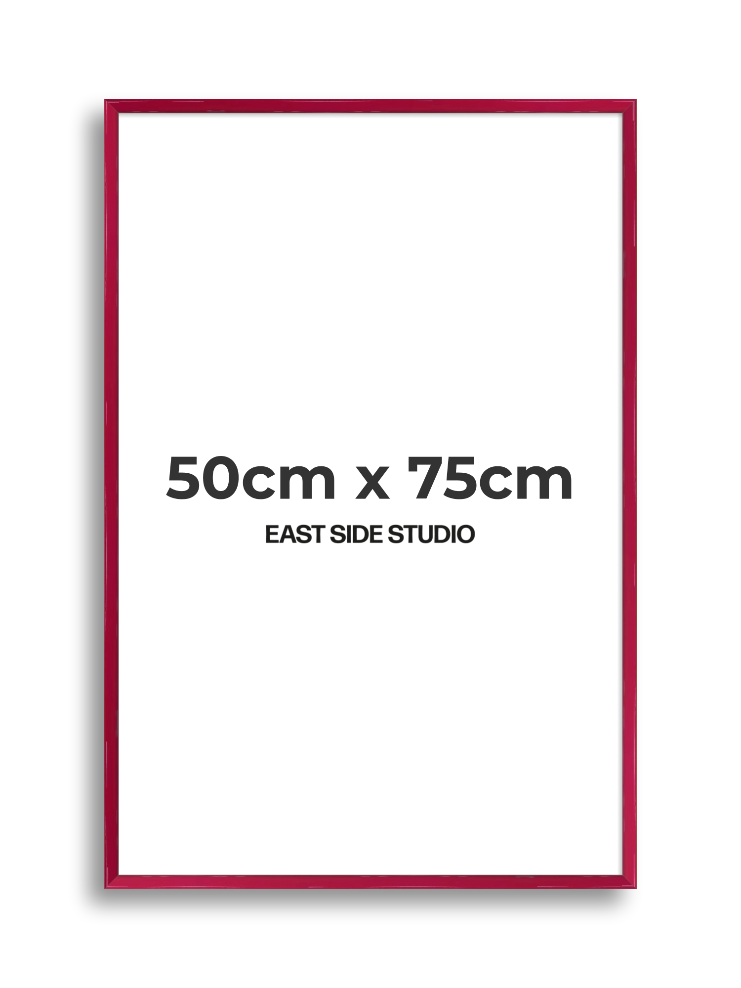 Crimson Red Gloss 50cm x 75cm picture frame