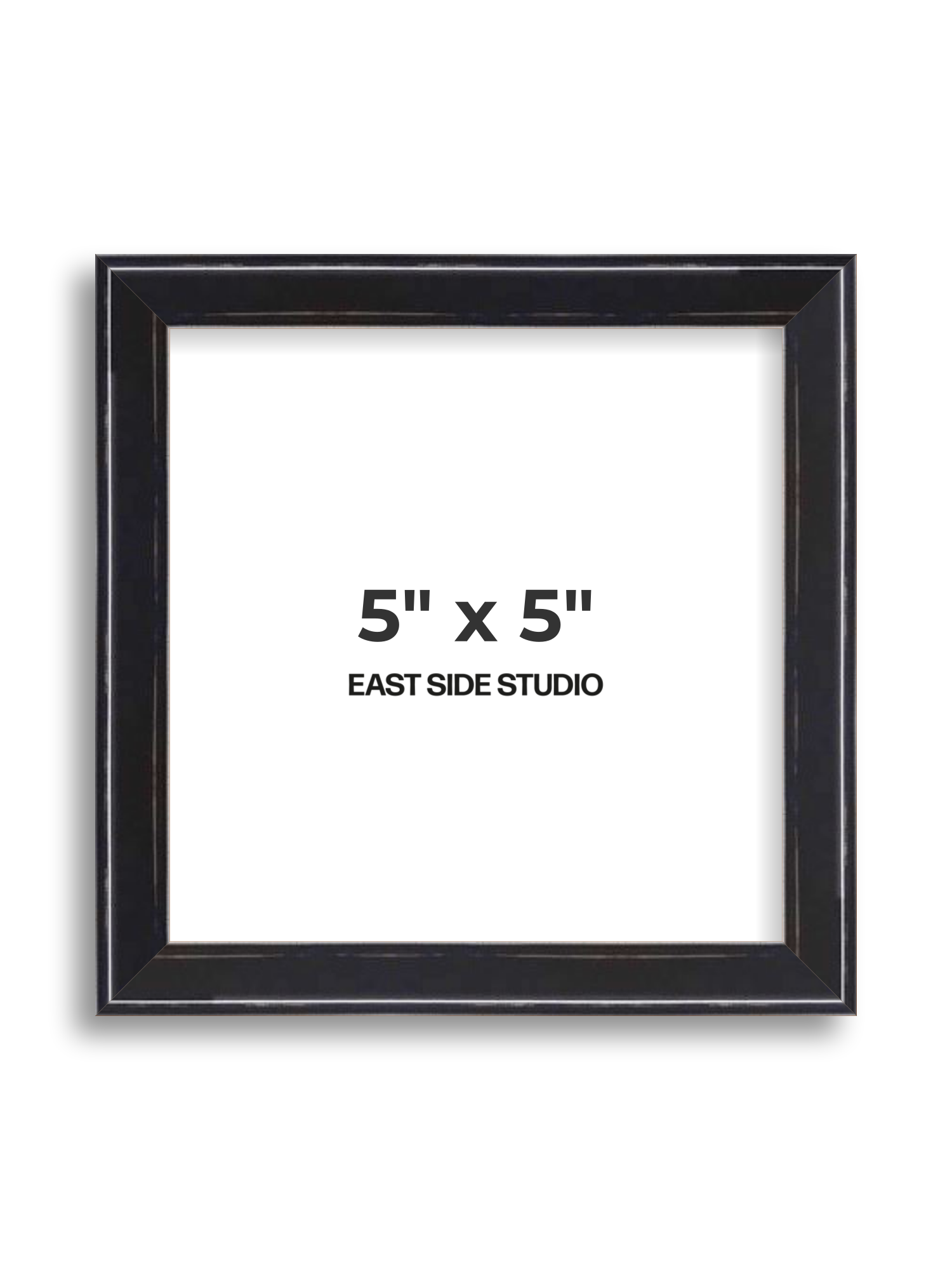 Black Lacquer 5" x 5" picture frame