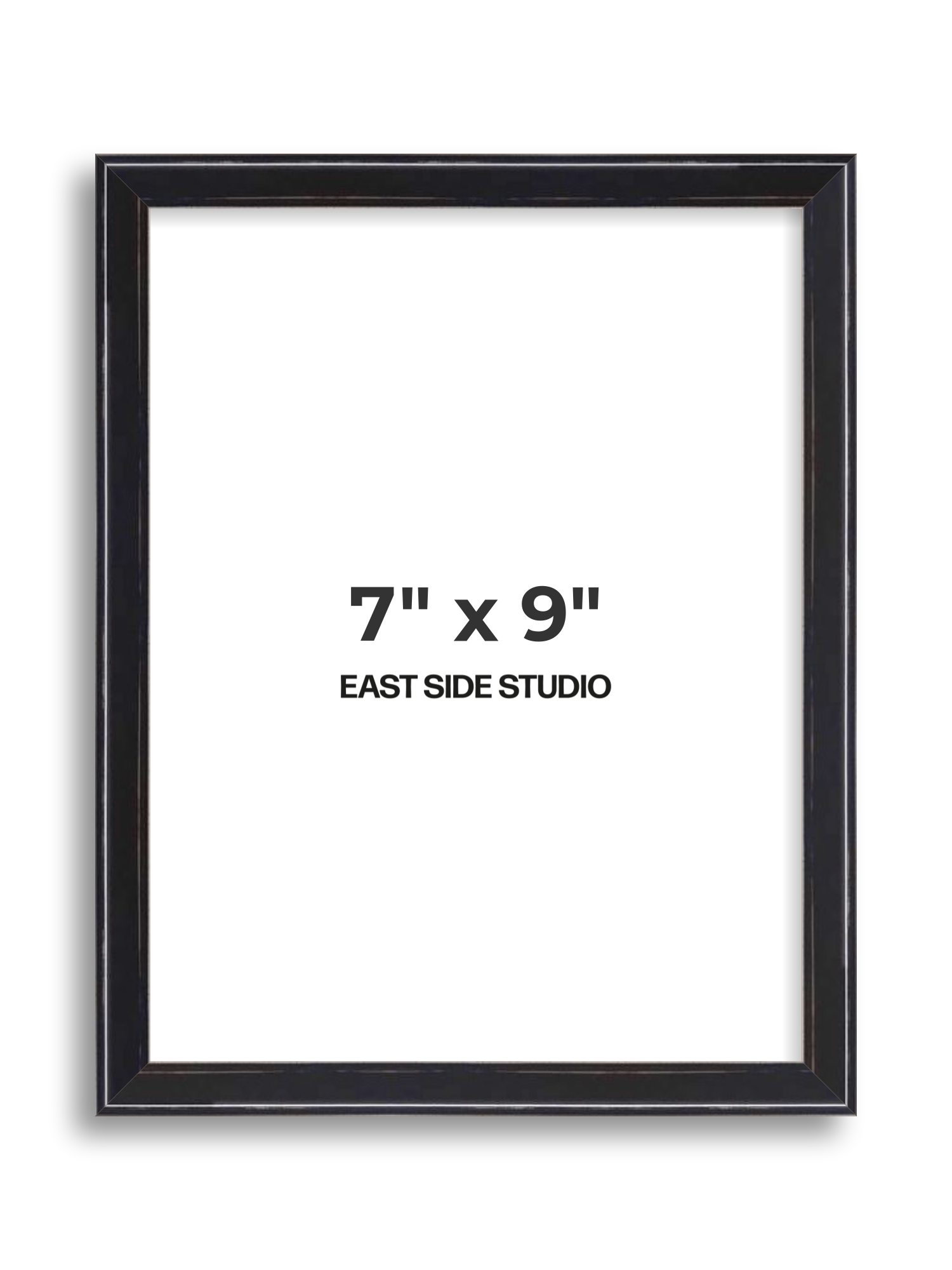 Black Lacquer 7" x 9" picture frame