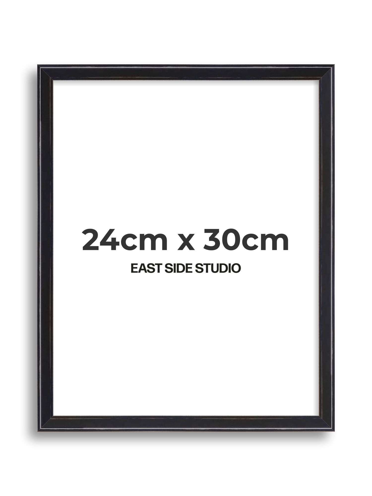 Black Lacquer 24cm x 30cm picture frame