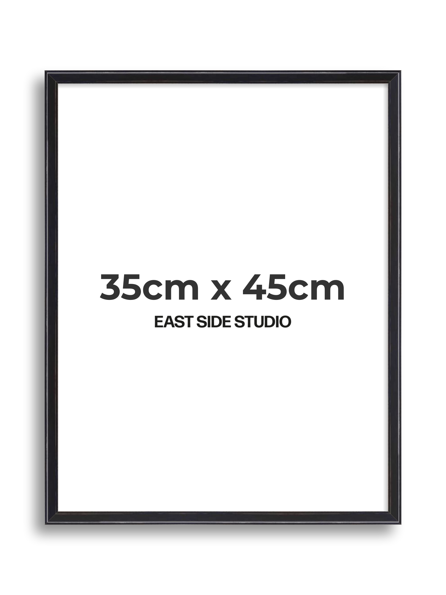 Black Lacquer 35cm x 45cm picture frame