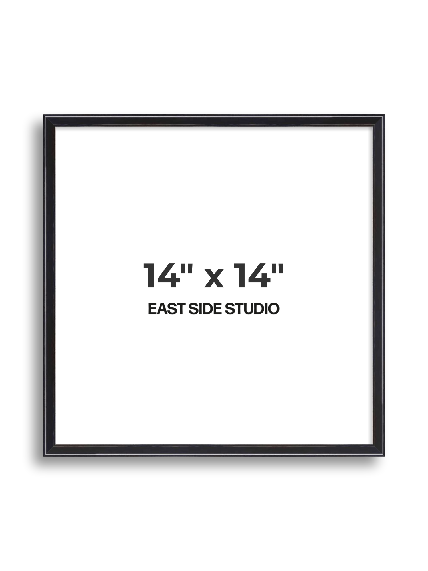 Black Lacquer 14" x 14" picture frame