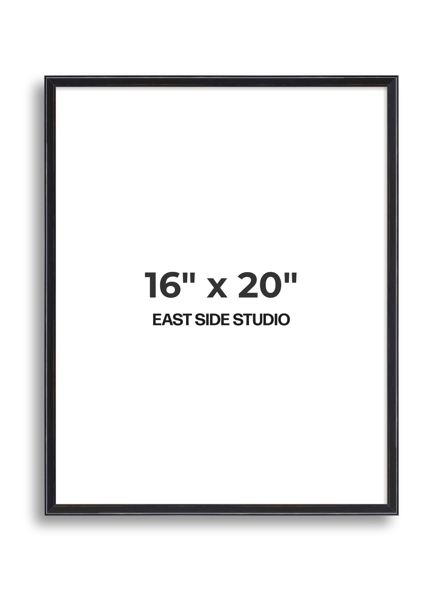 Black Lacquer 16" x 20" picture frame