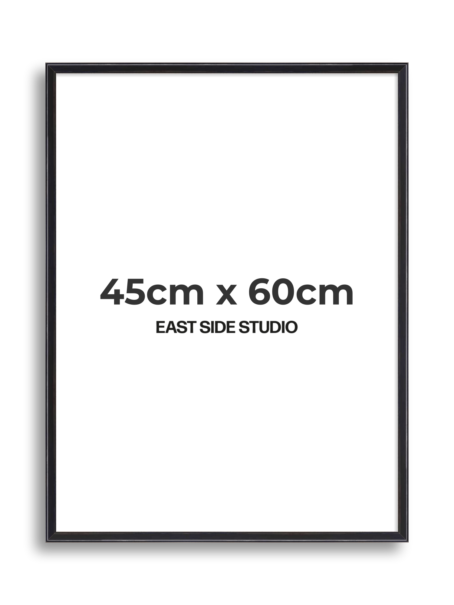 Black Lacquer 45cm x 60cm picture frame