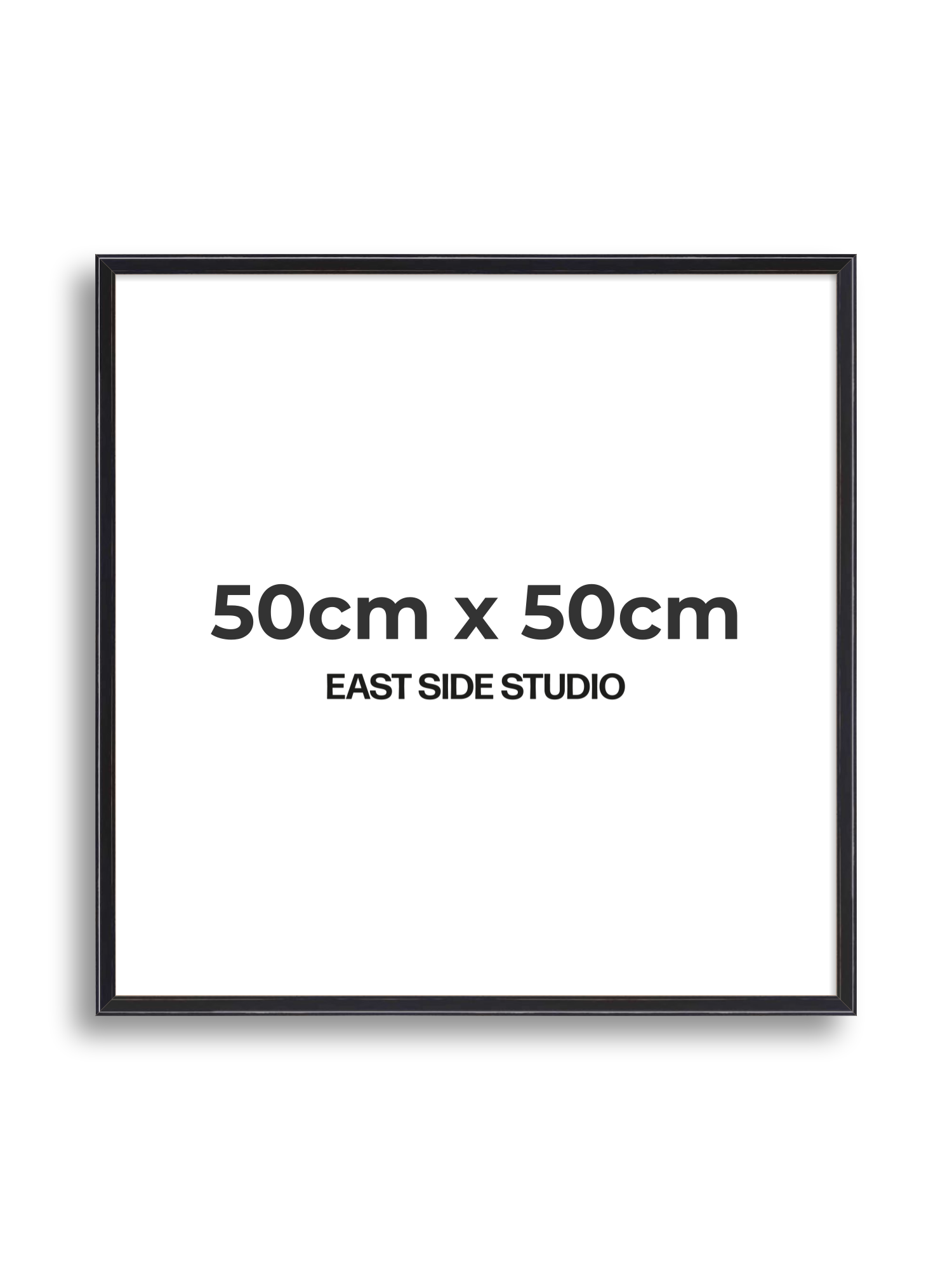 Black Lacquer 50cm x 50cm picture frame