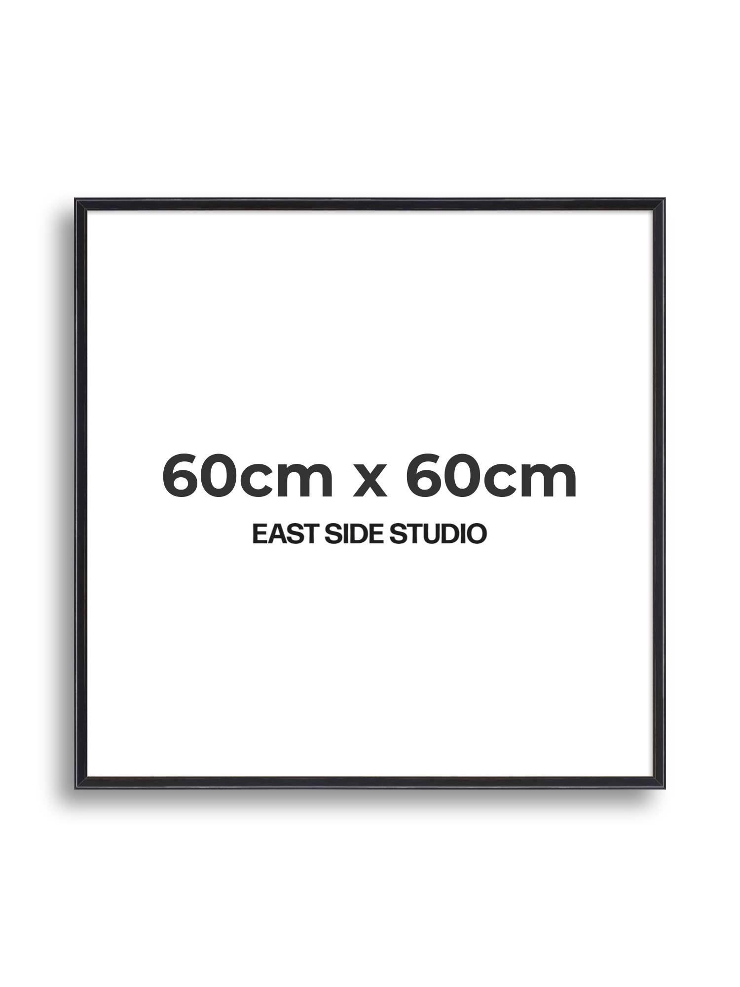 Black Lacquer 60cm x 60cm picture frame