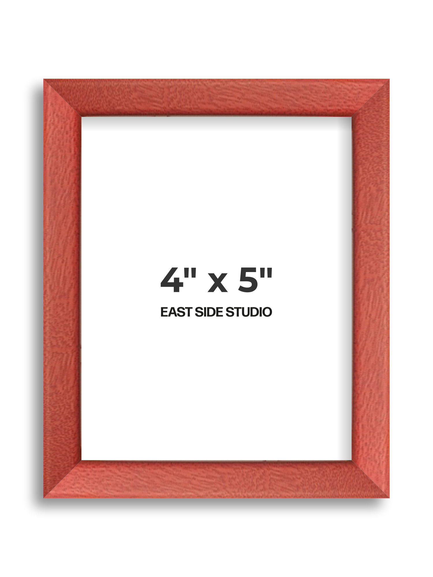 Blossom Red Stain 4" x 5" picture frame