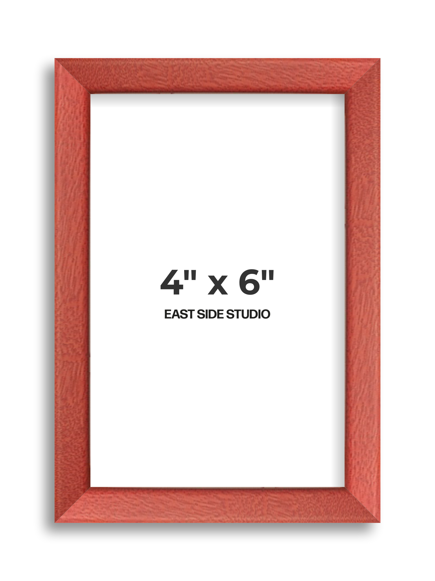 Blossom Red Stain 4" x 6" picture frame