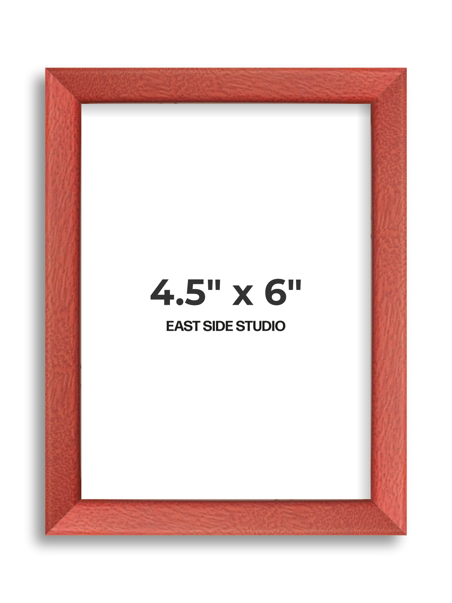 Blossom Red Stain 4.5" x 6" picture frame