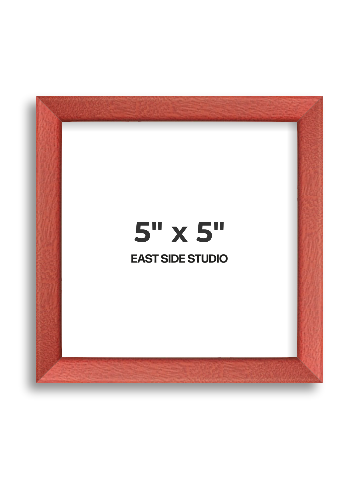 Blossom Red Stain 5" x 5" picture frame