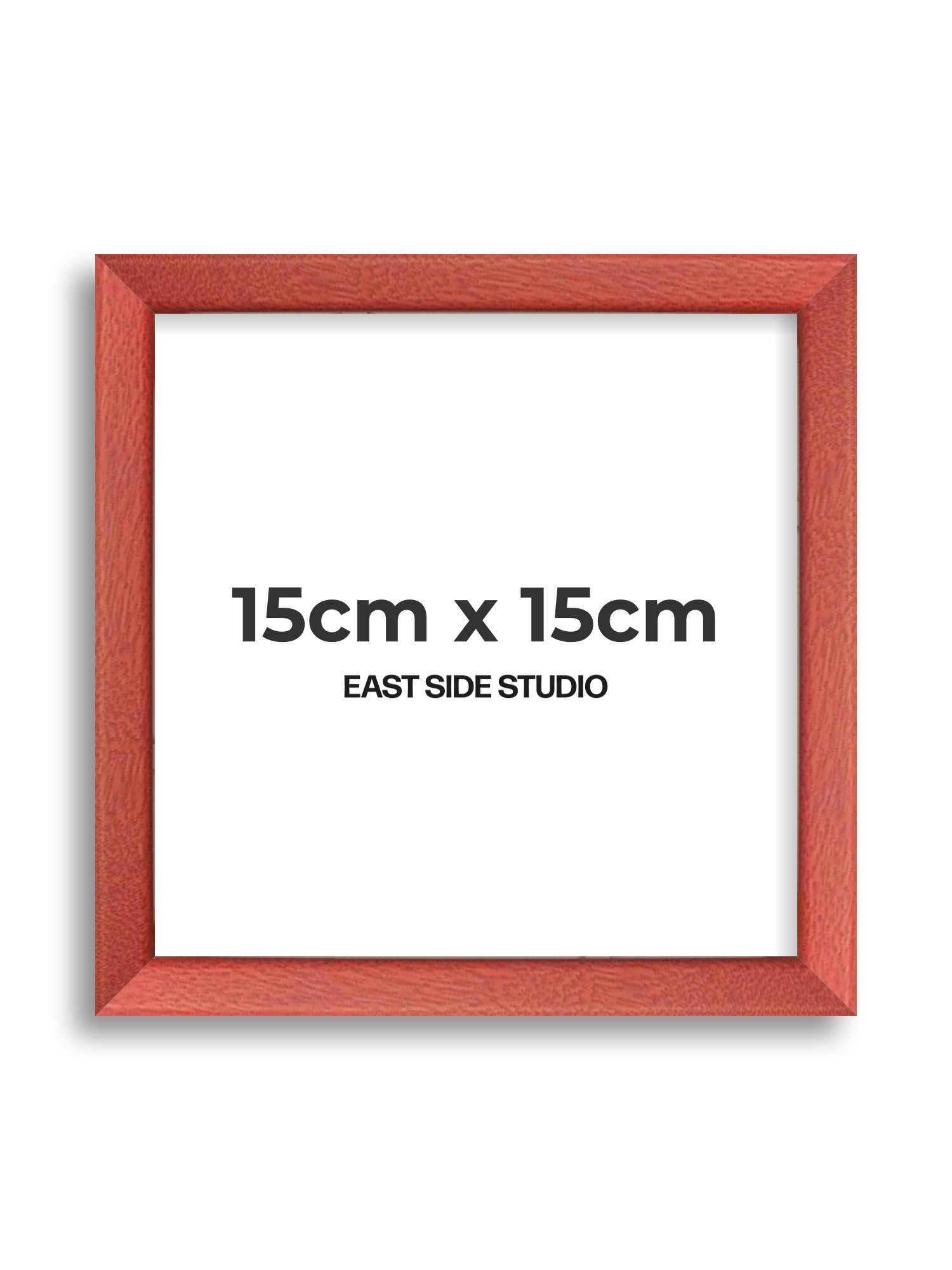 Blossom Red Stain 15cm x 15cm picture frame