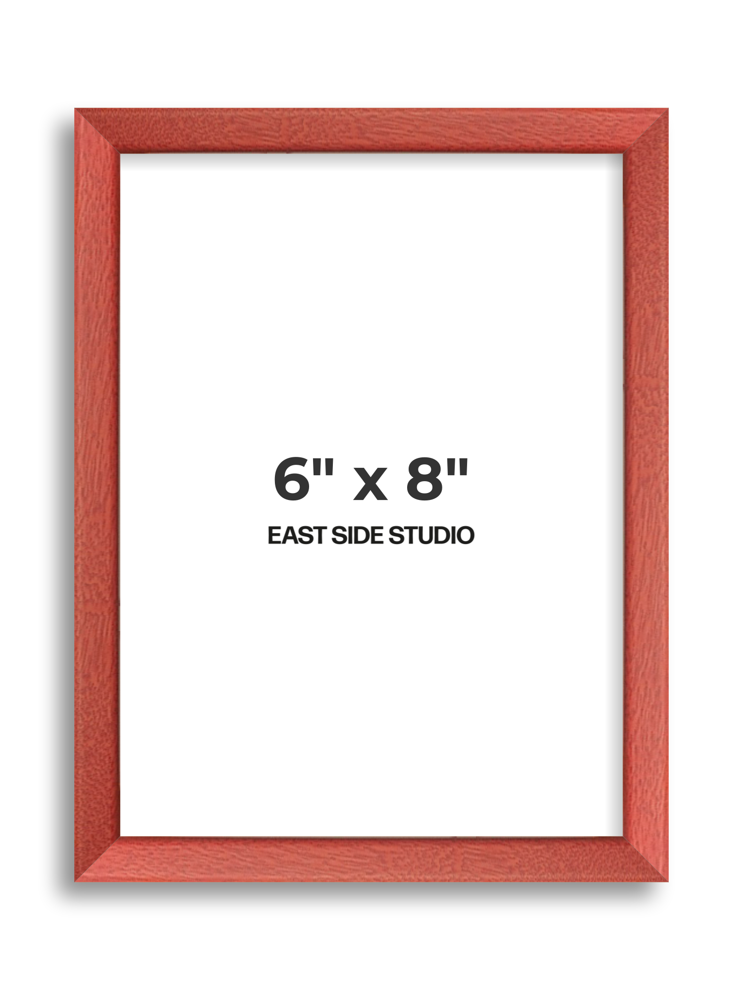 Blossom Red Stain 6" x 8" picture frame