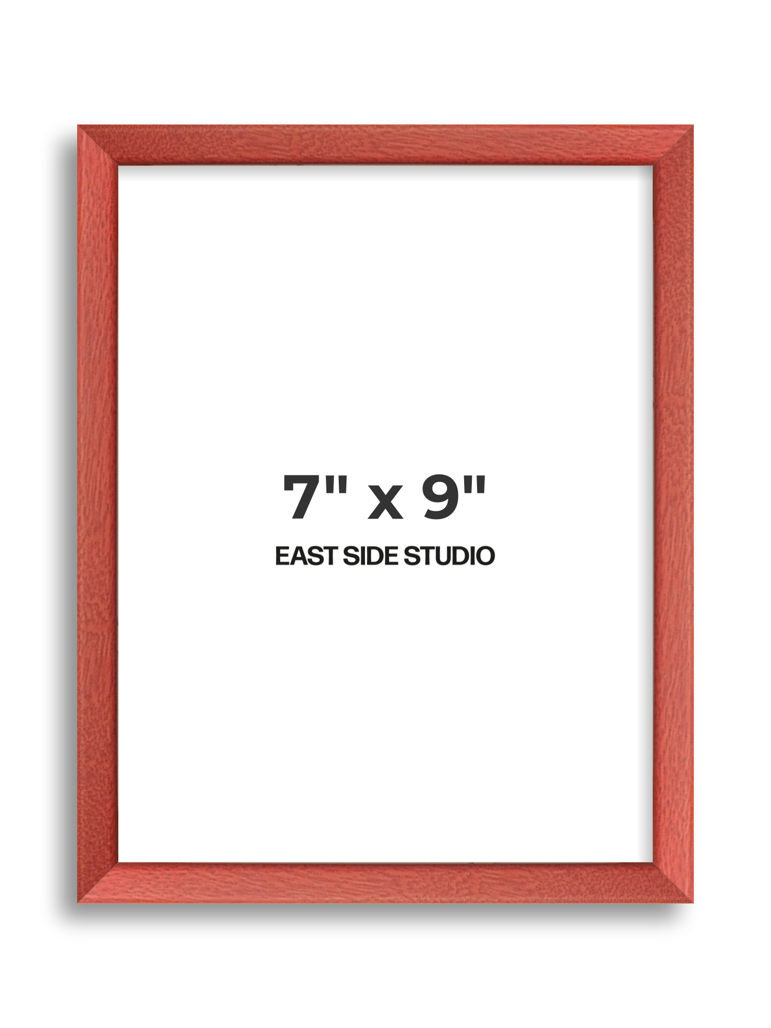 Blossom Red Stain 7" x 9" picture frame