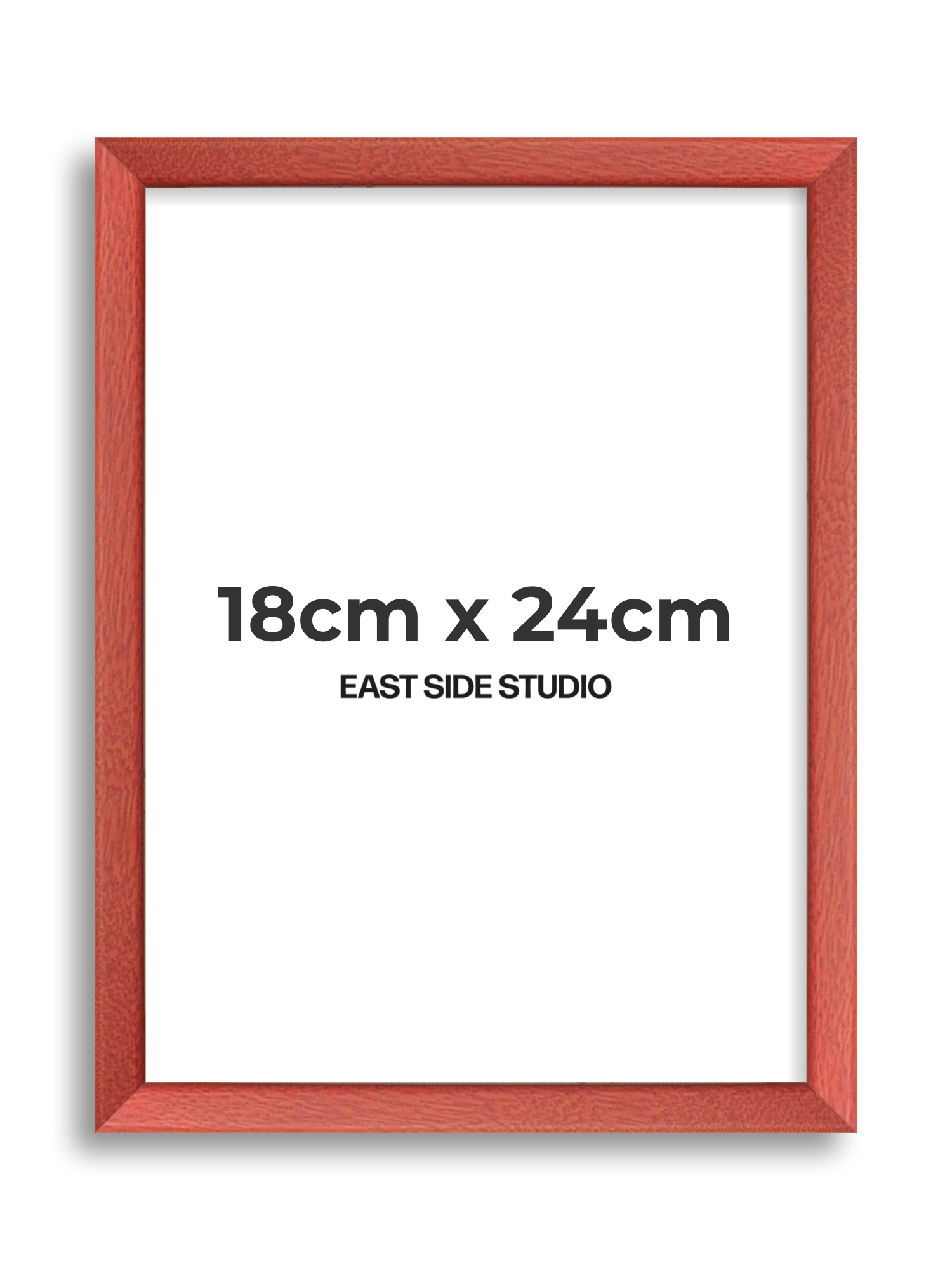 Blossom Red Stain 18cm x 24cm picture frame
