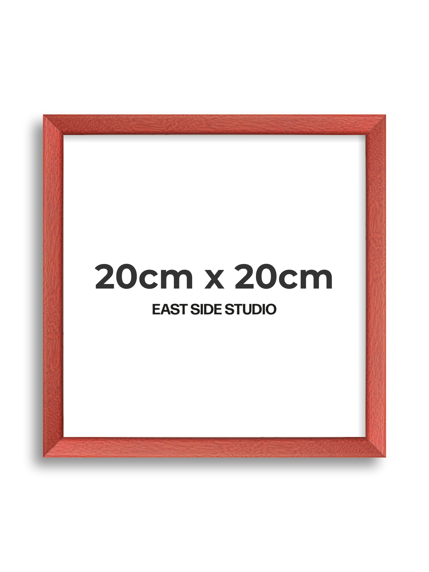 Blossom Red Stain 20cm x 20cm picture frame