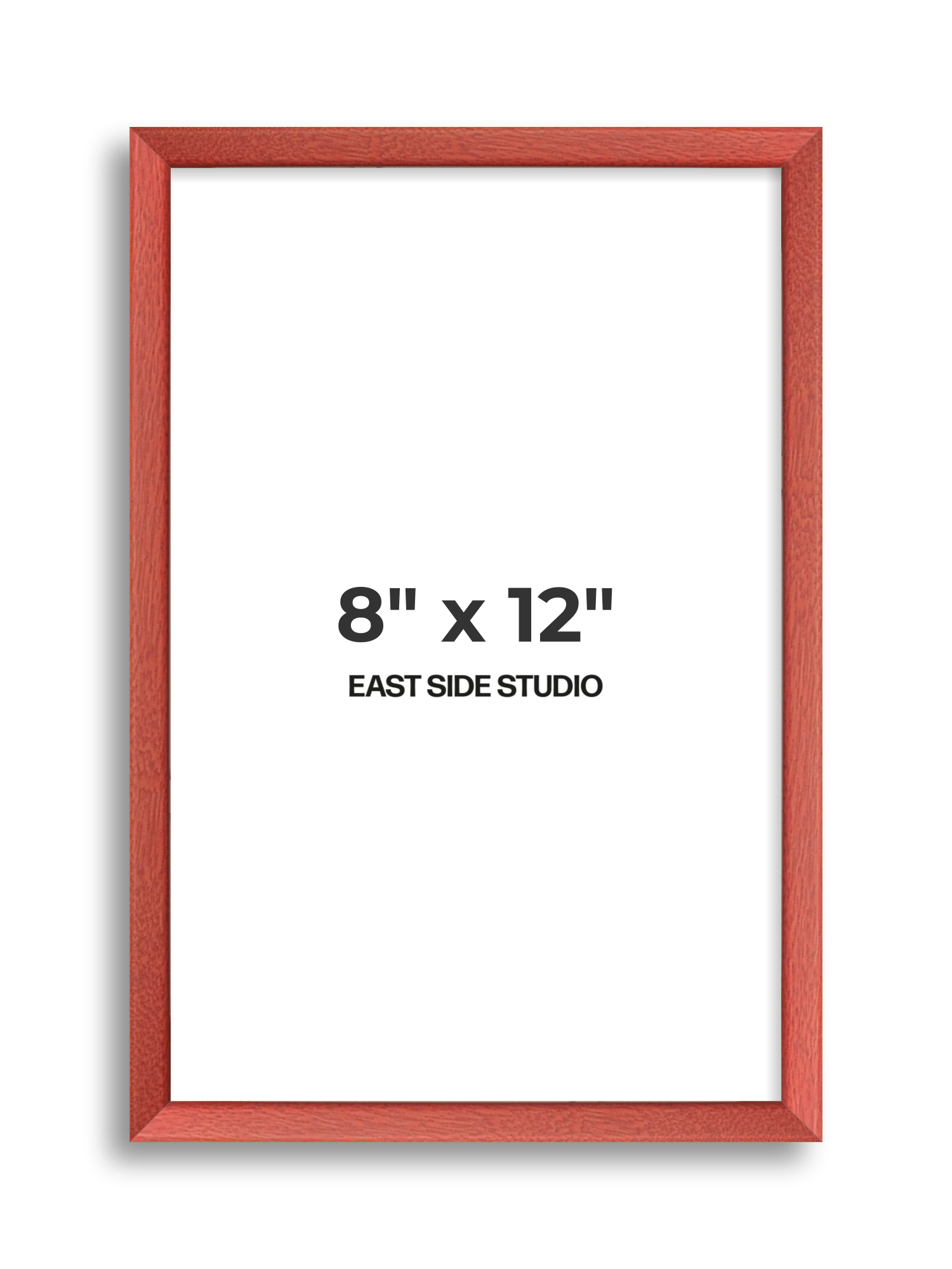 Blossom Red Stain 8" x 12" picture frame