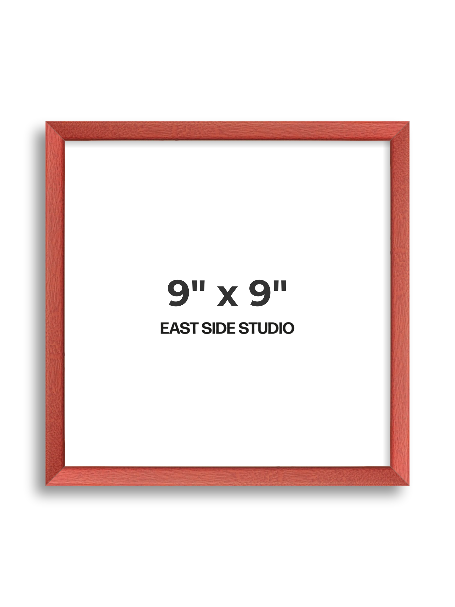 Blossom Red Stain 9" x 9" picture frame