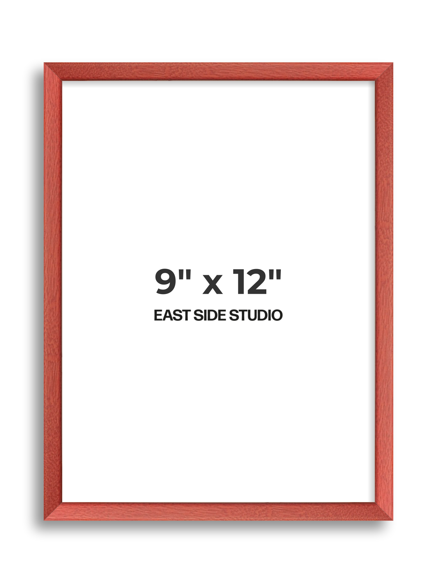 Blossom Red Stain 9" x 12" picture frame