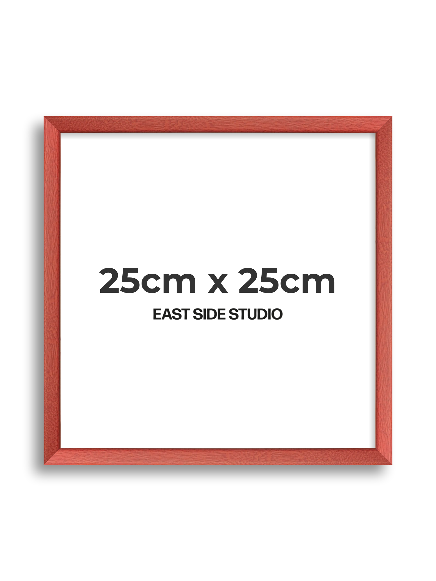 Blossom Red Stain 25cm x 25cm picture frame