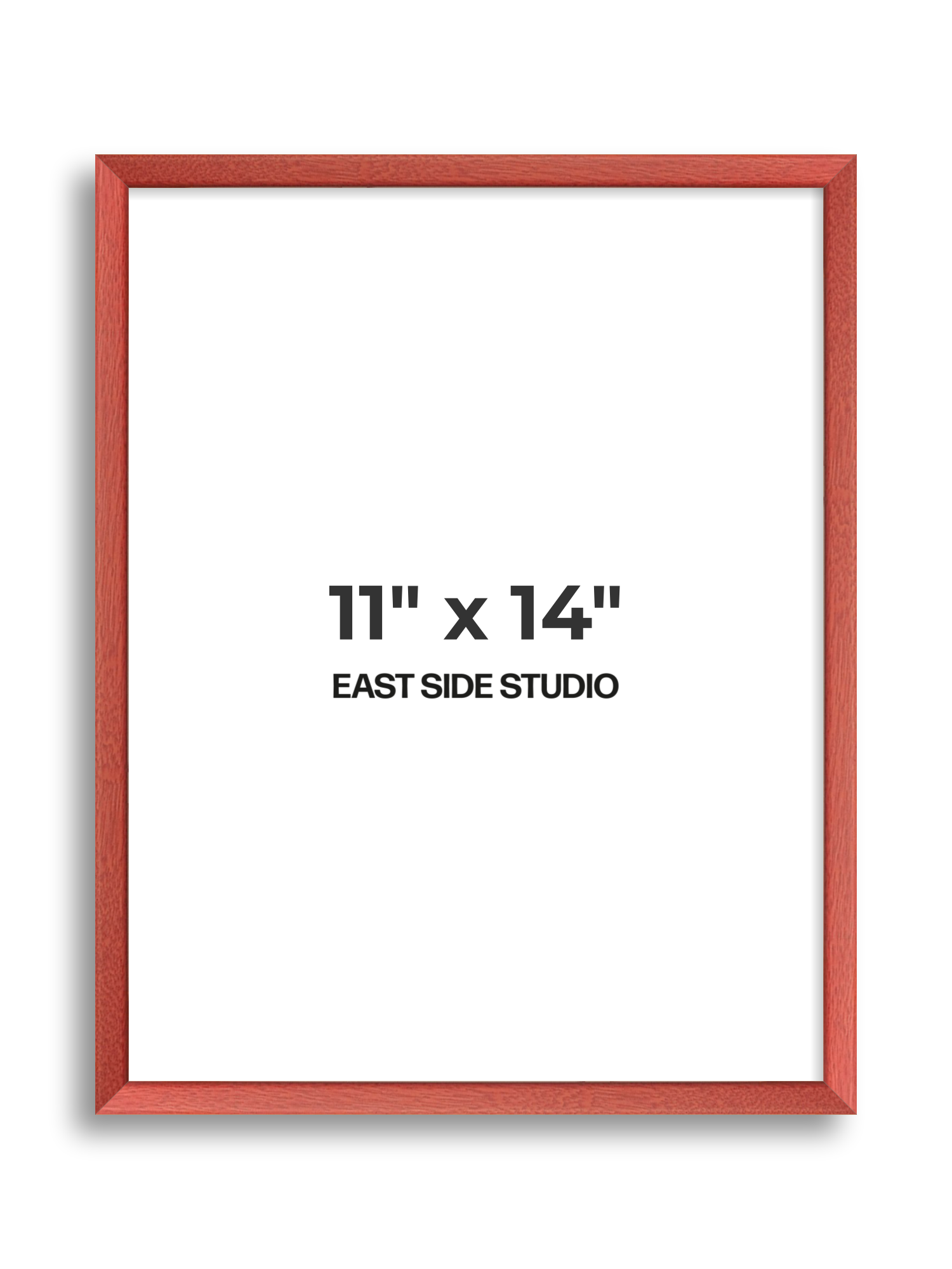 Blossom Red Stain 11" x 14" picture frame