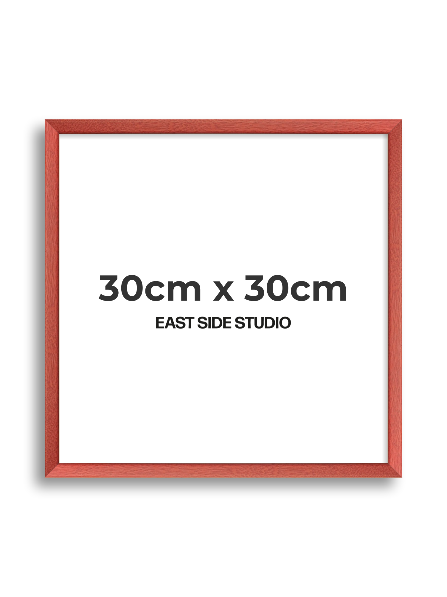 Blossom Red Stain 30cm x 30cm picture frame