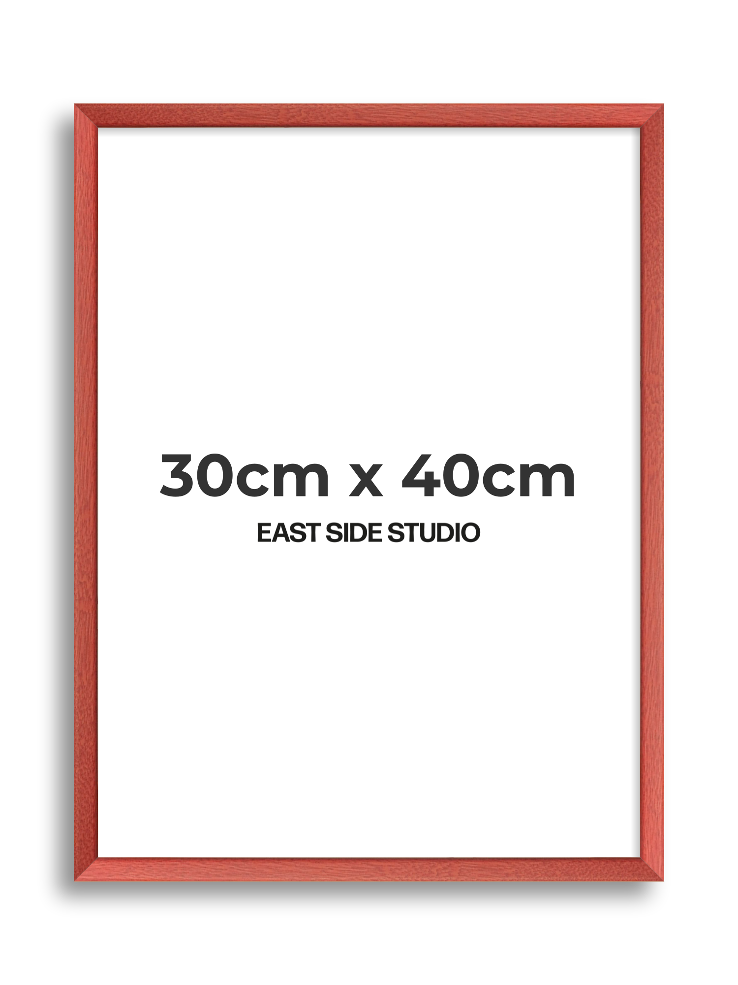 Blossom Red Stain 30cm x 40cm picture frame