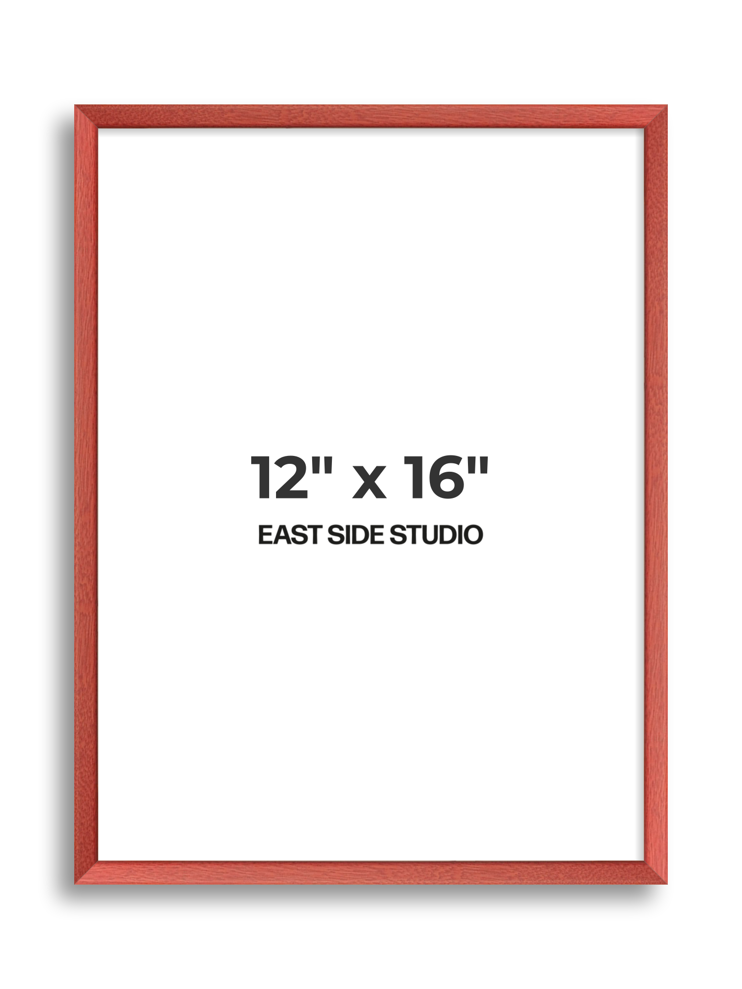 Blossom Red Stain 12" x 16" picture frame