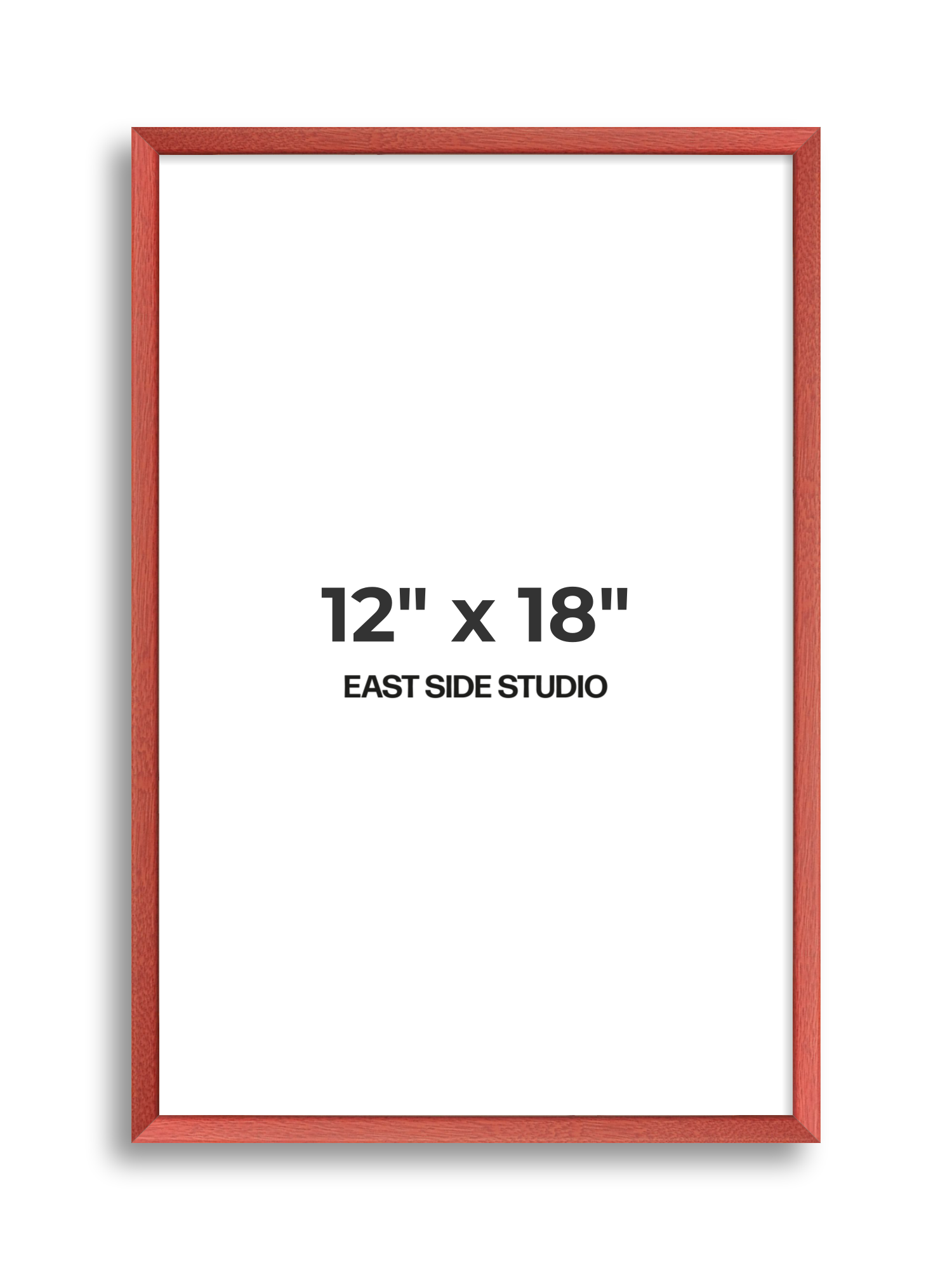 Blossom Red Stain 12" x 18" picture frame