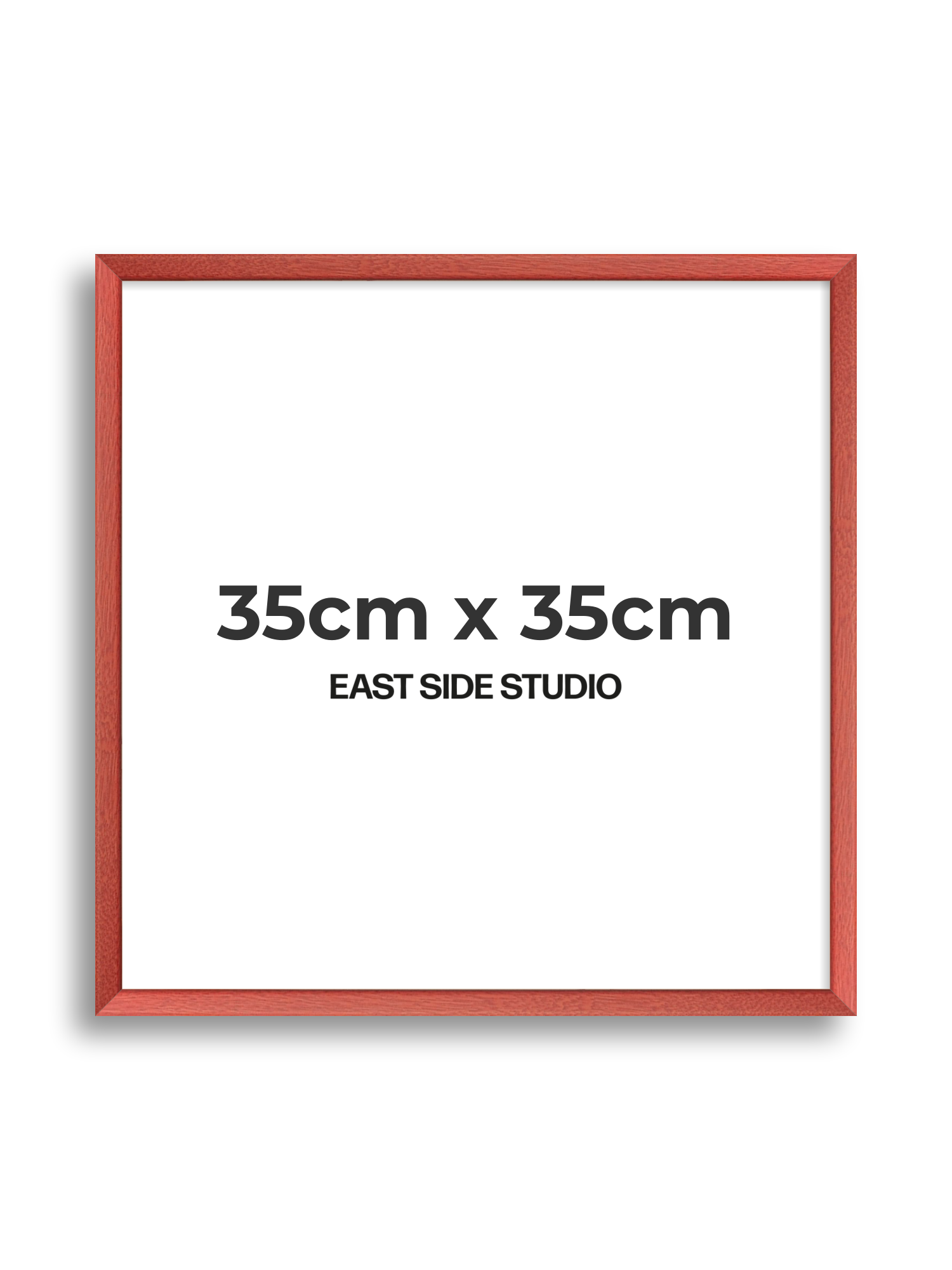 Blossom Red Stain 35cm x 35cm picture frame