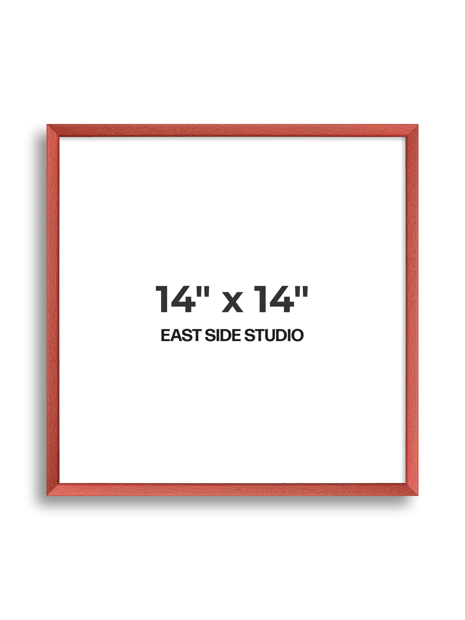 Blossom Red Stain 14" x 14" picture frame