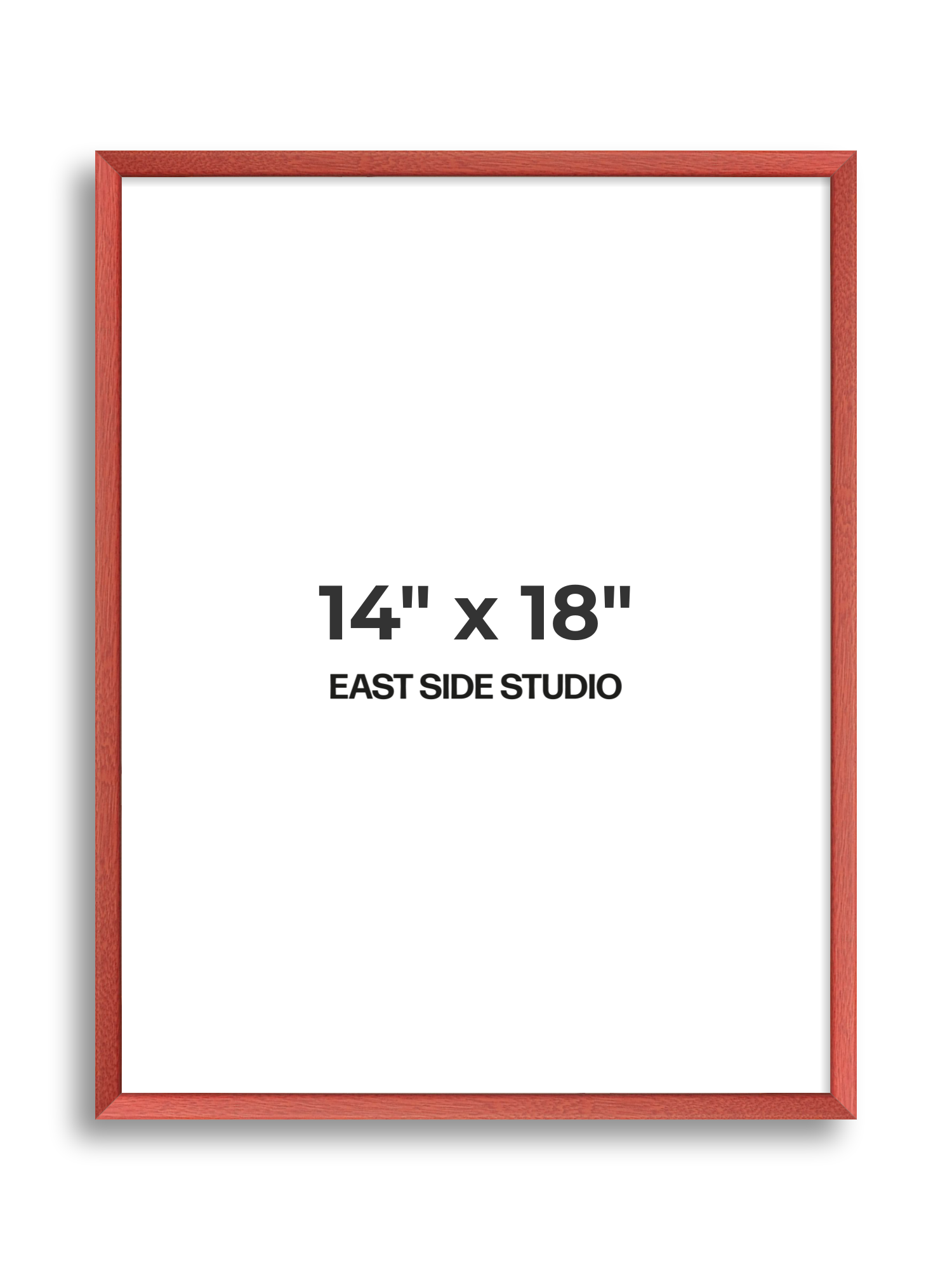 Blossom Red Stain 14" x 18" picture frame