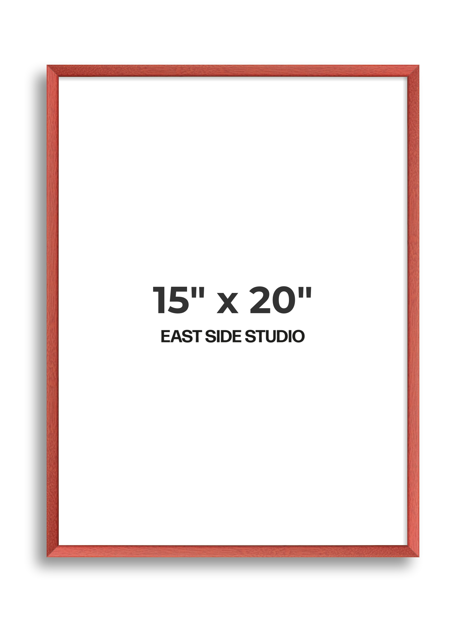 Blossom Red Stain 15" x 20" picture frame