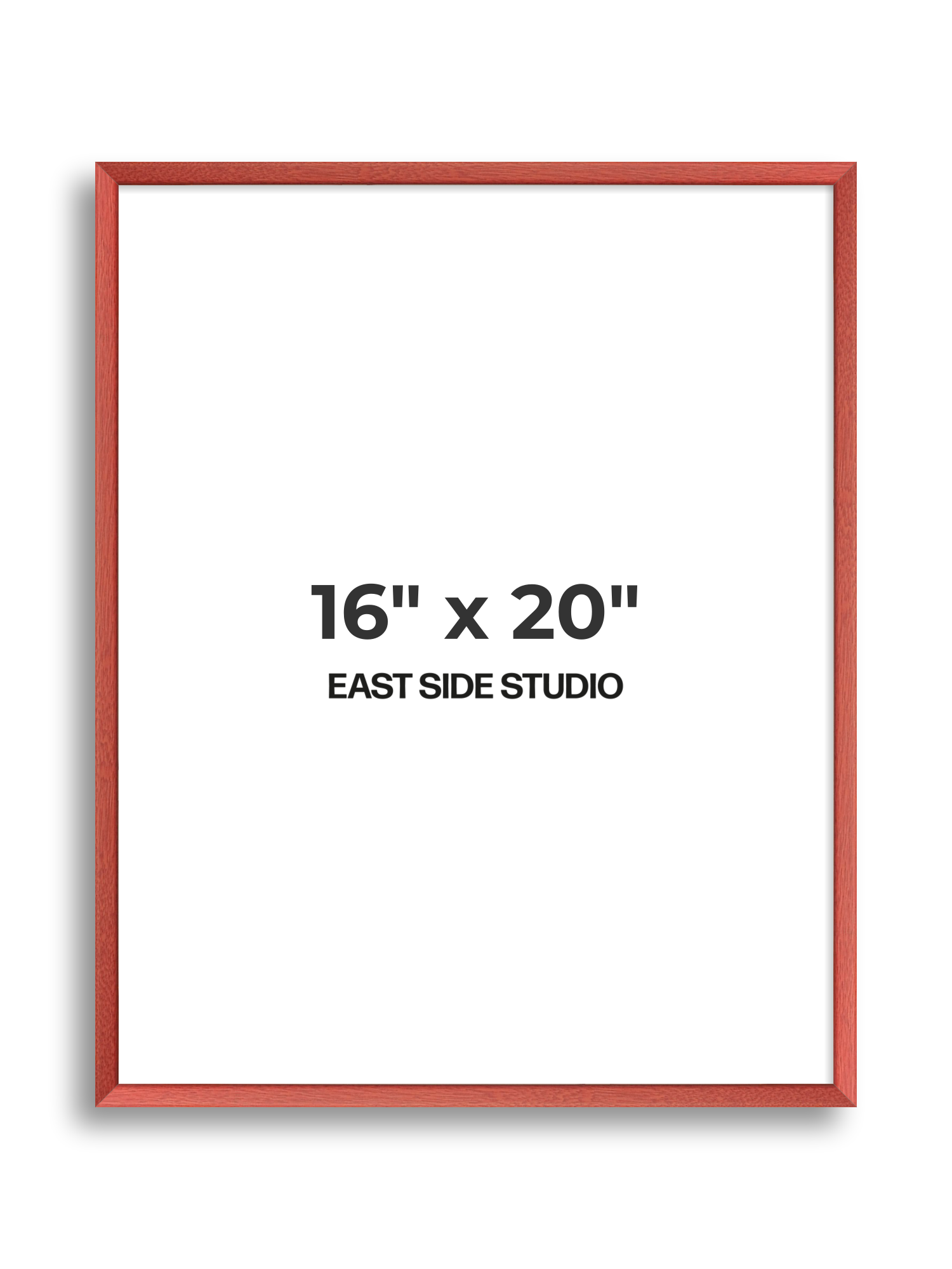 Blossom Red Stain 16" x 20" picture frame