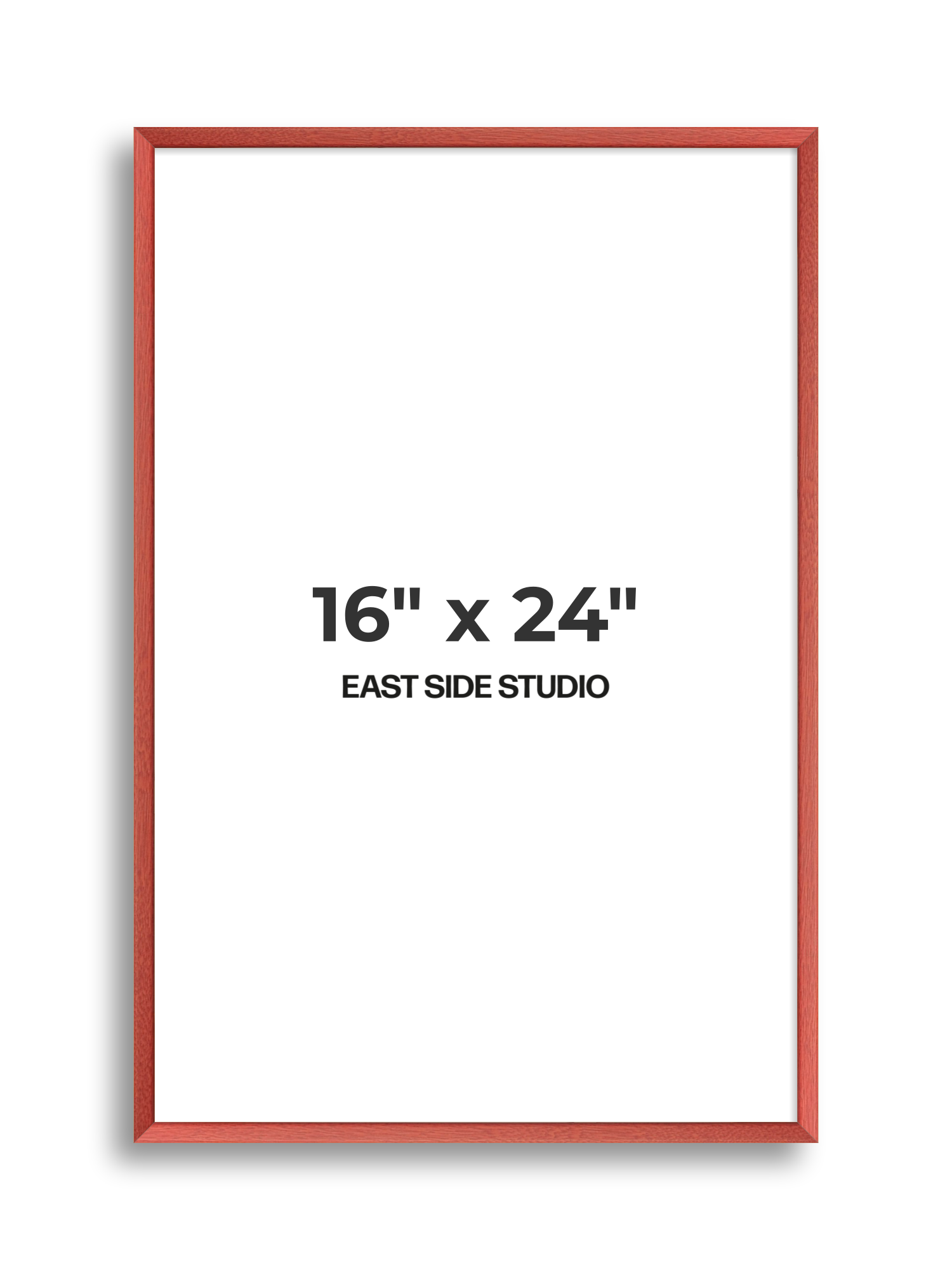 Blossom Red Stain 16" x 24" picture frame