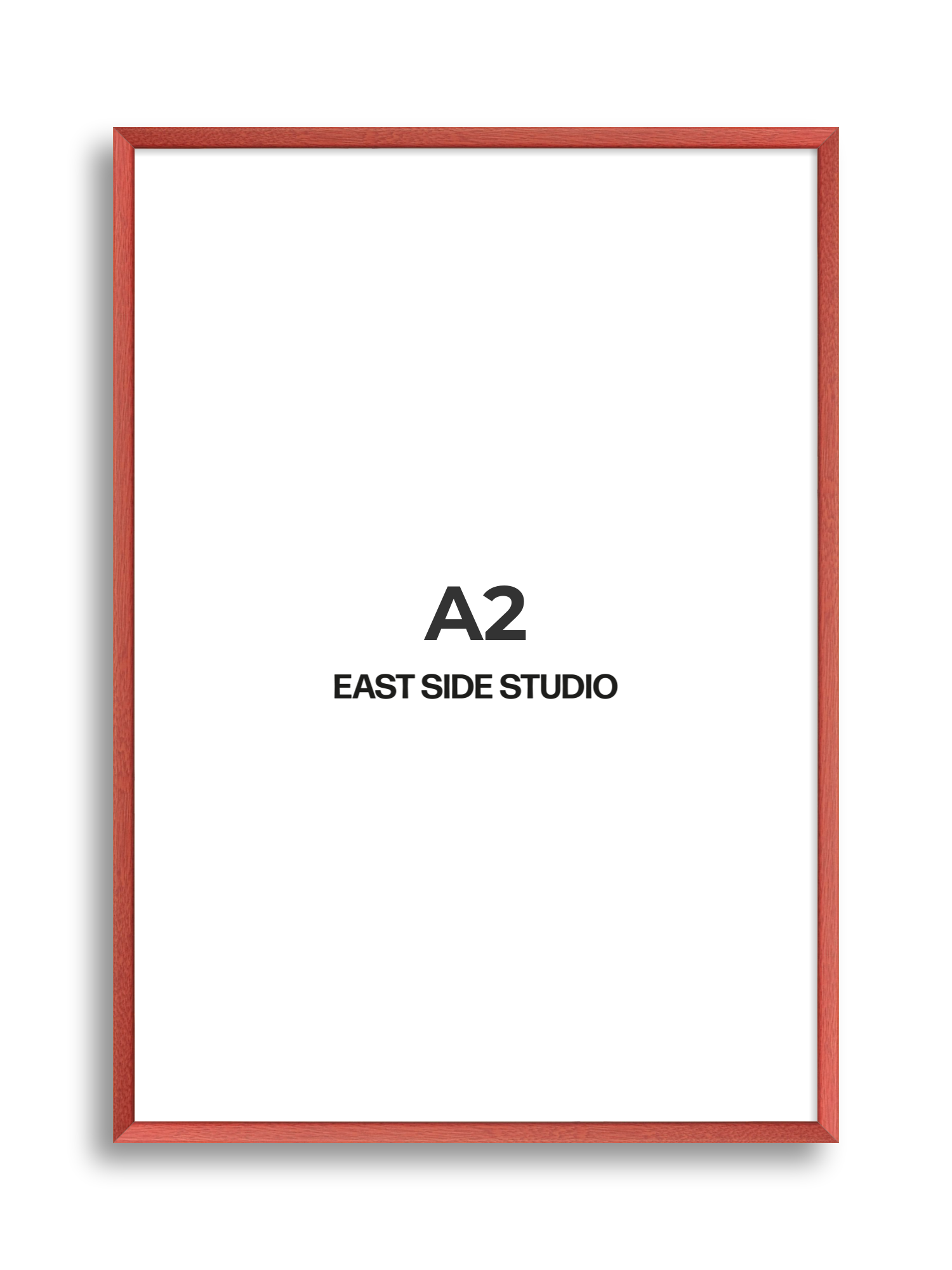 Blossom Red Stain A2 picture frame