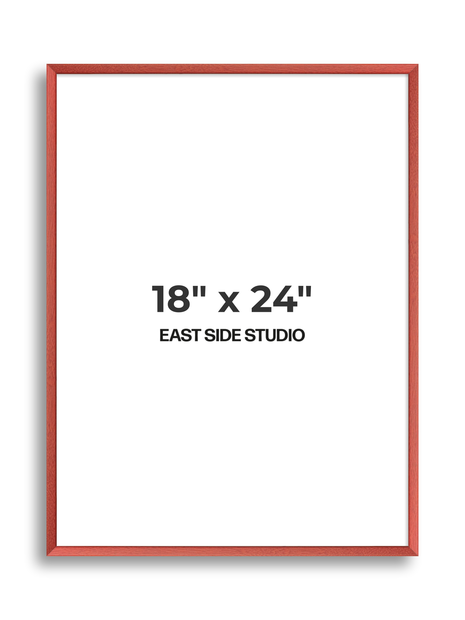 Blossom Red Stain 18" x 24" picture frame