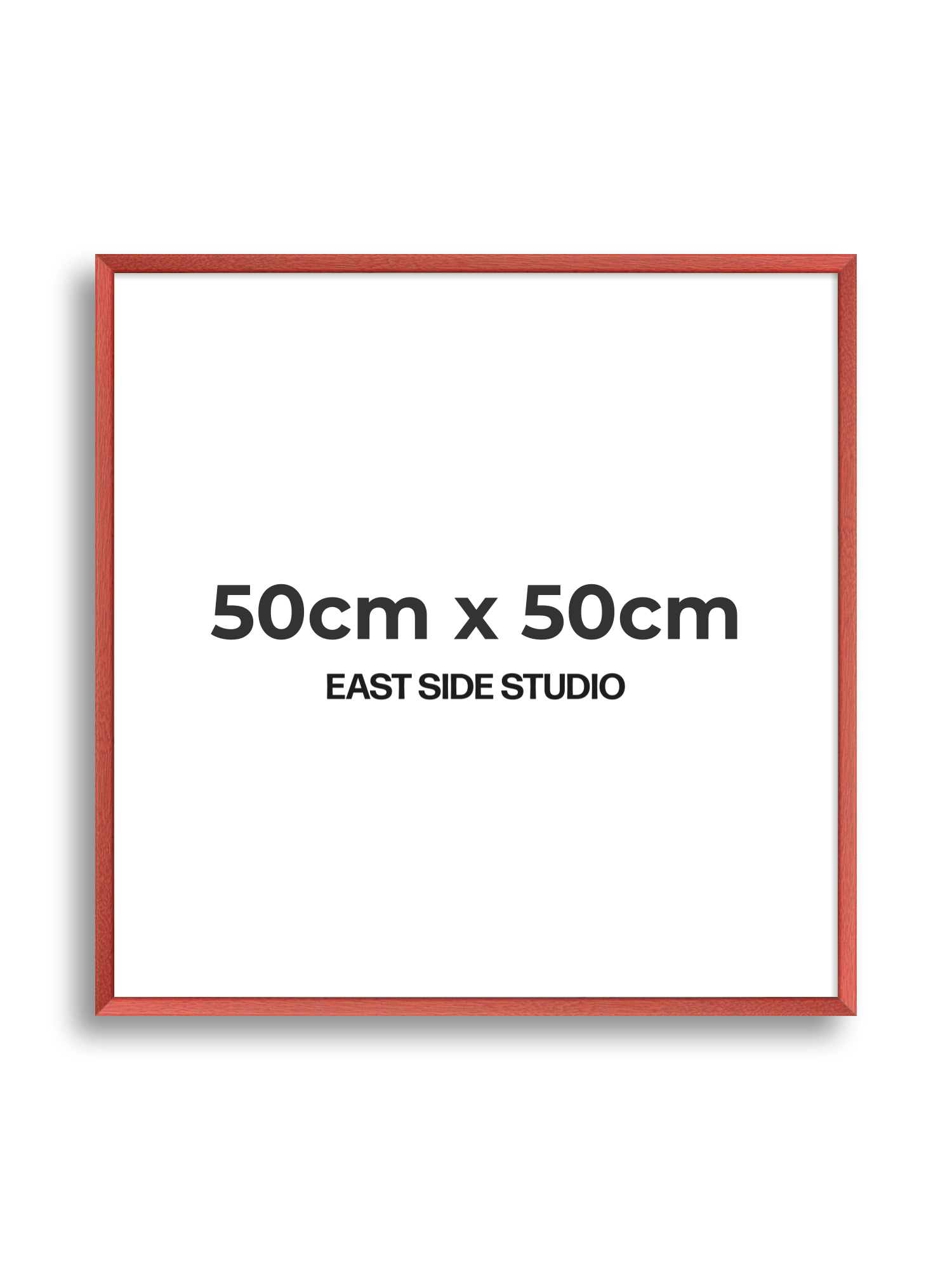 Blossom Red Stain 50cm x 50cm picture frame