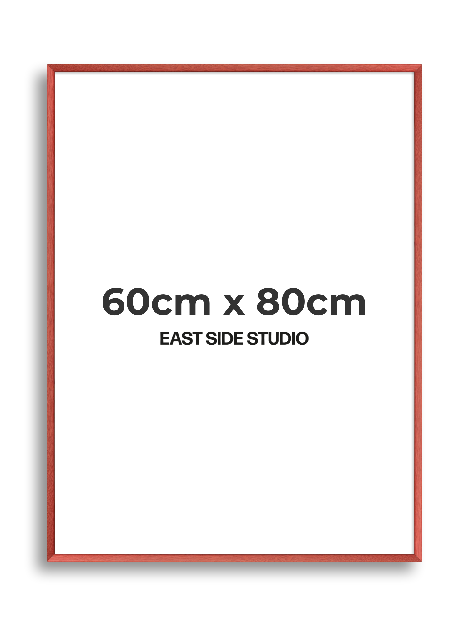 Blossom Red Stain 60cm x 80cm picture frame