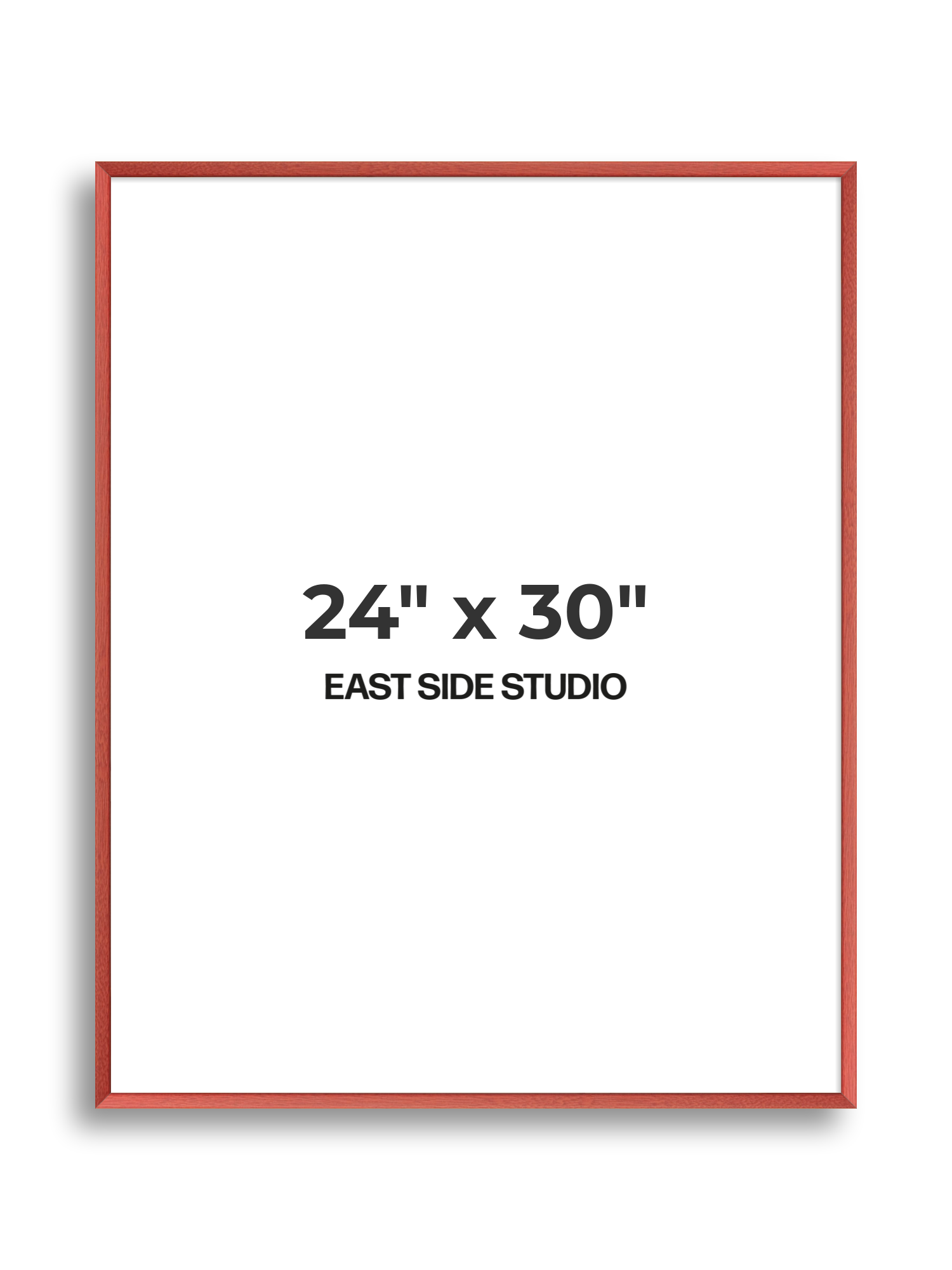 Blossom Red Stain 24" x 30" picture frame