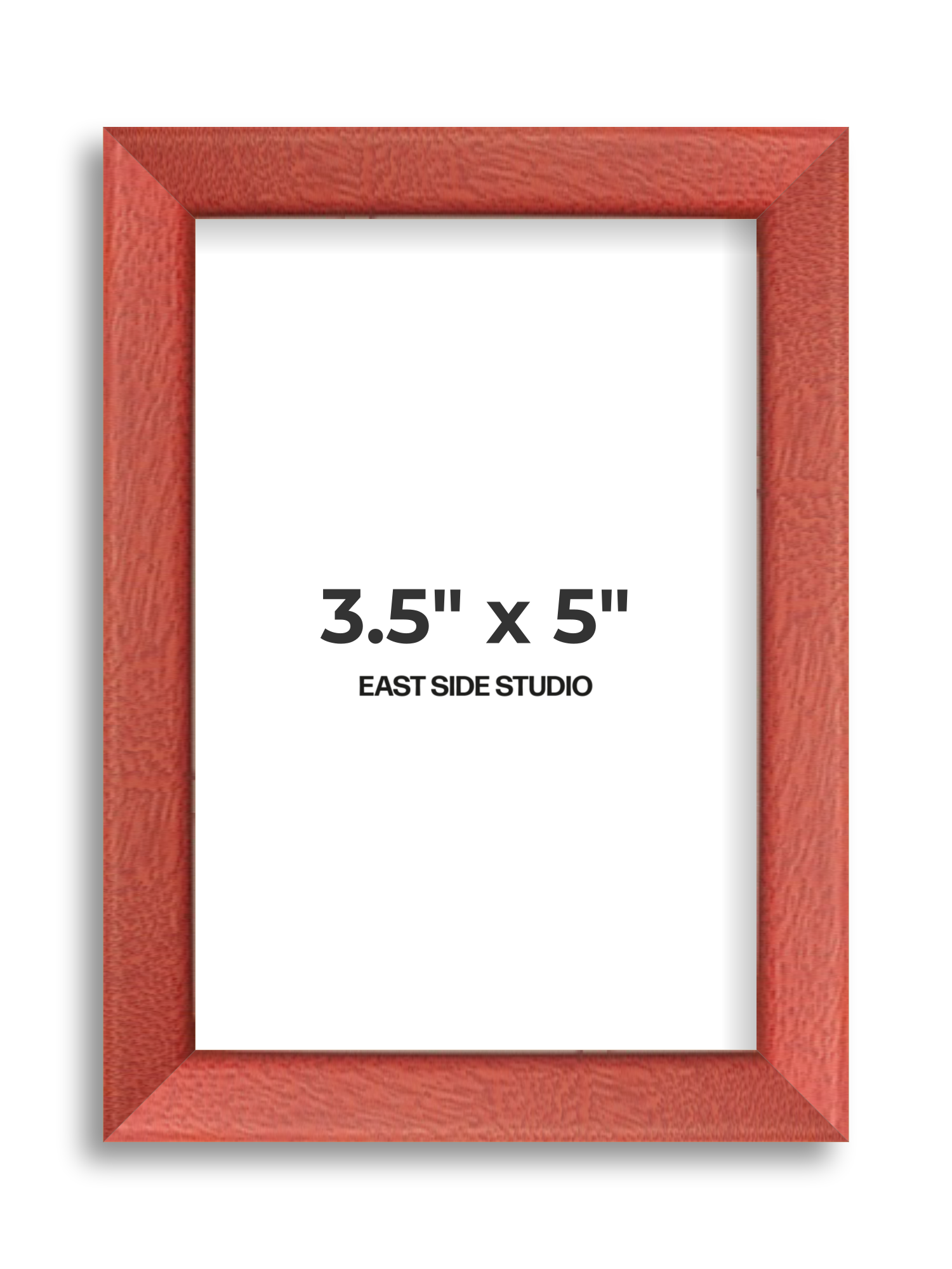 Blossom Red Stain 3.5" x 5" picture frame