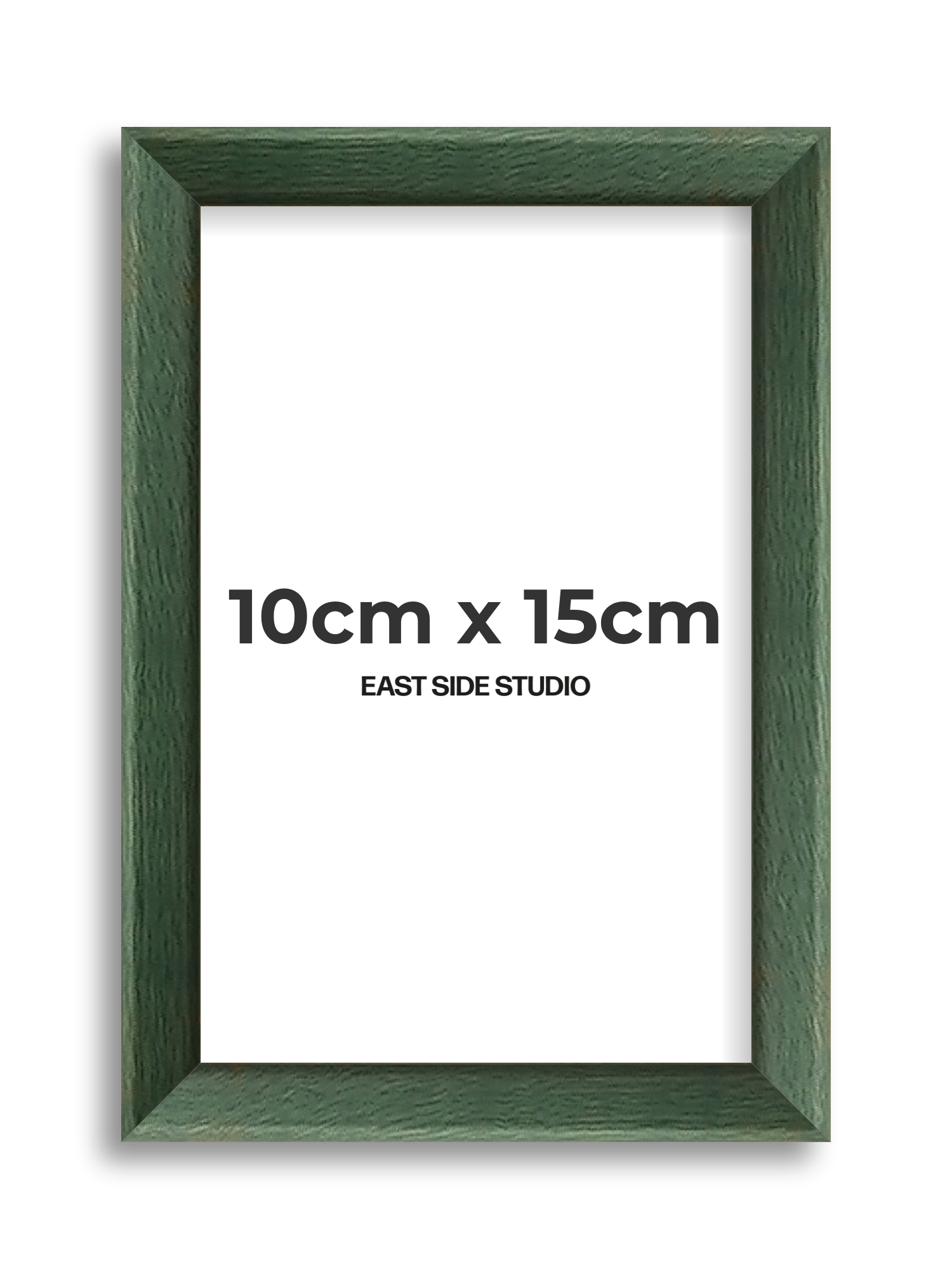 Forest Green Stain 10cm x 15cm picture frame