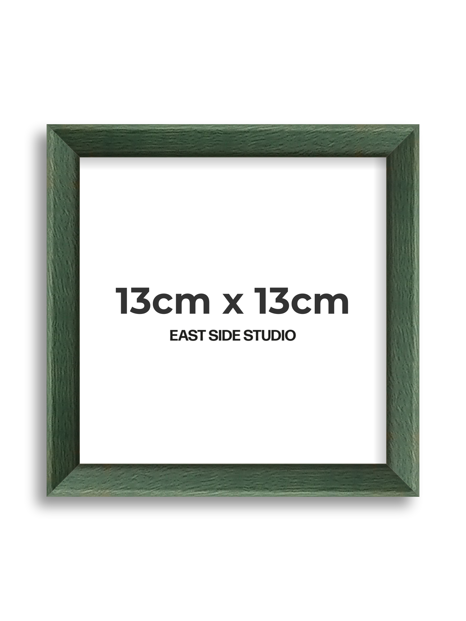 Forest Green Stain 13cm x 13cm picture frame