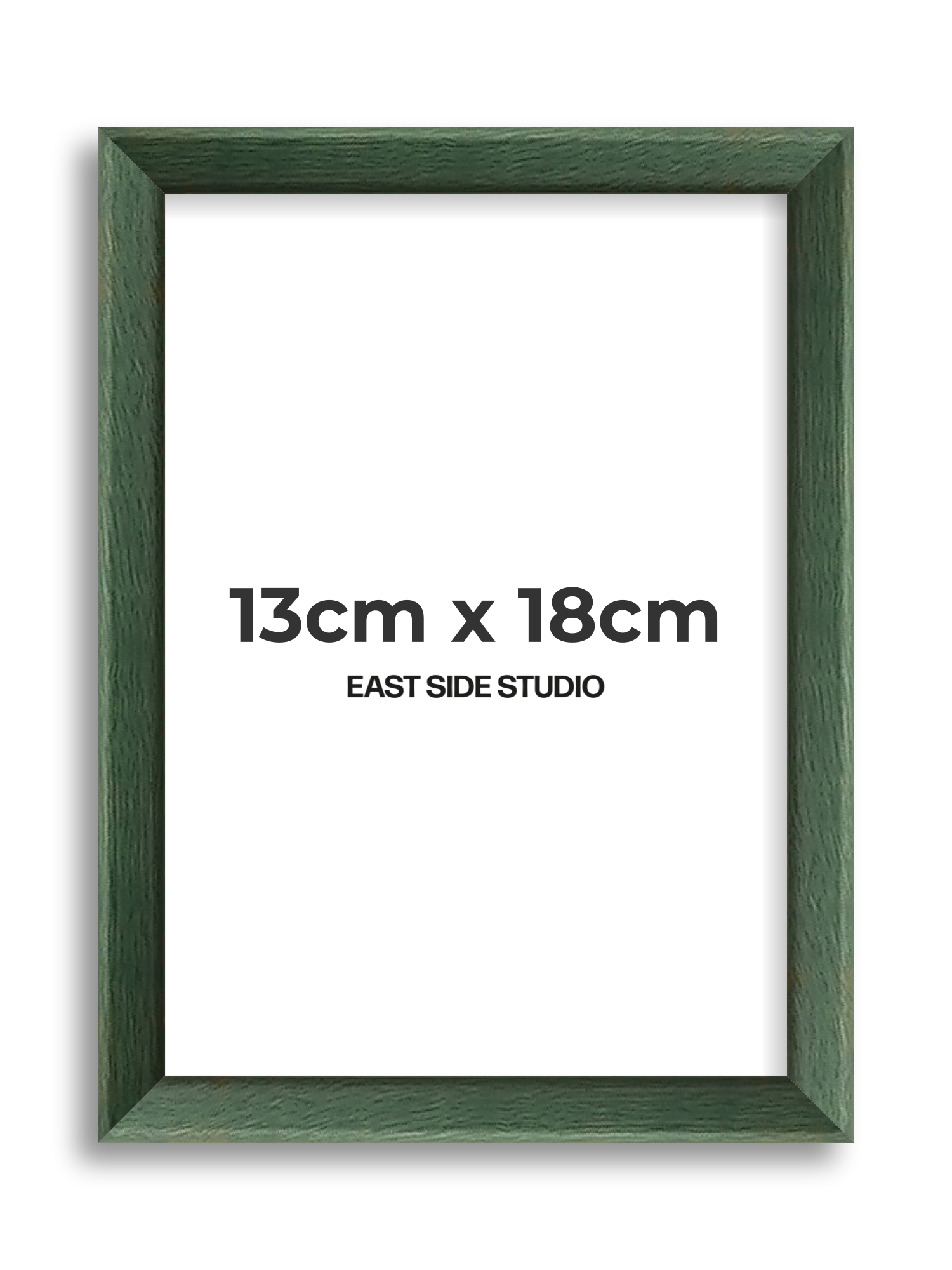 Forest Green Stain 13cm x 18cm picture frame