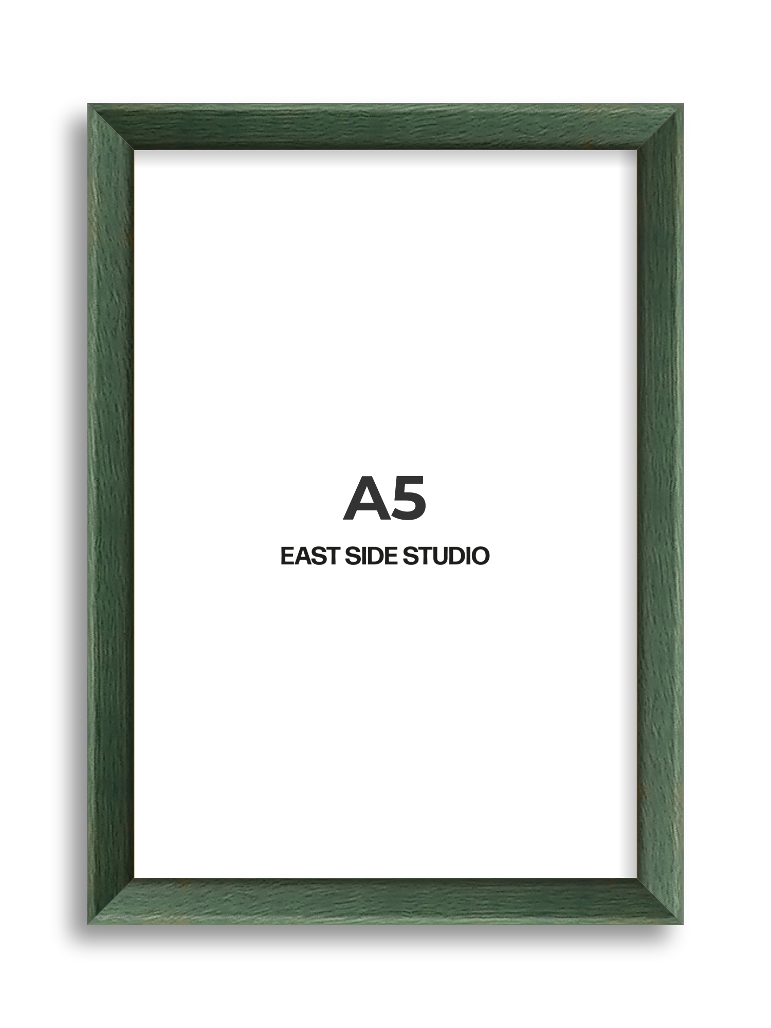 Forest Green Stain A5 picture frame