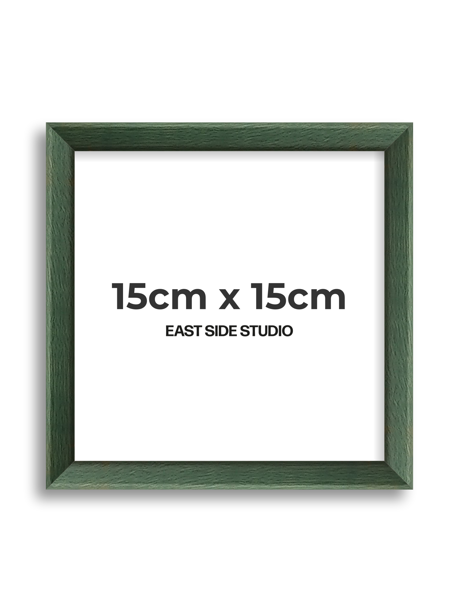 Forest Green Stain 15cm x 15cm picture frame