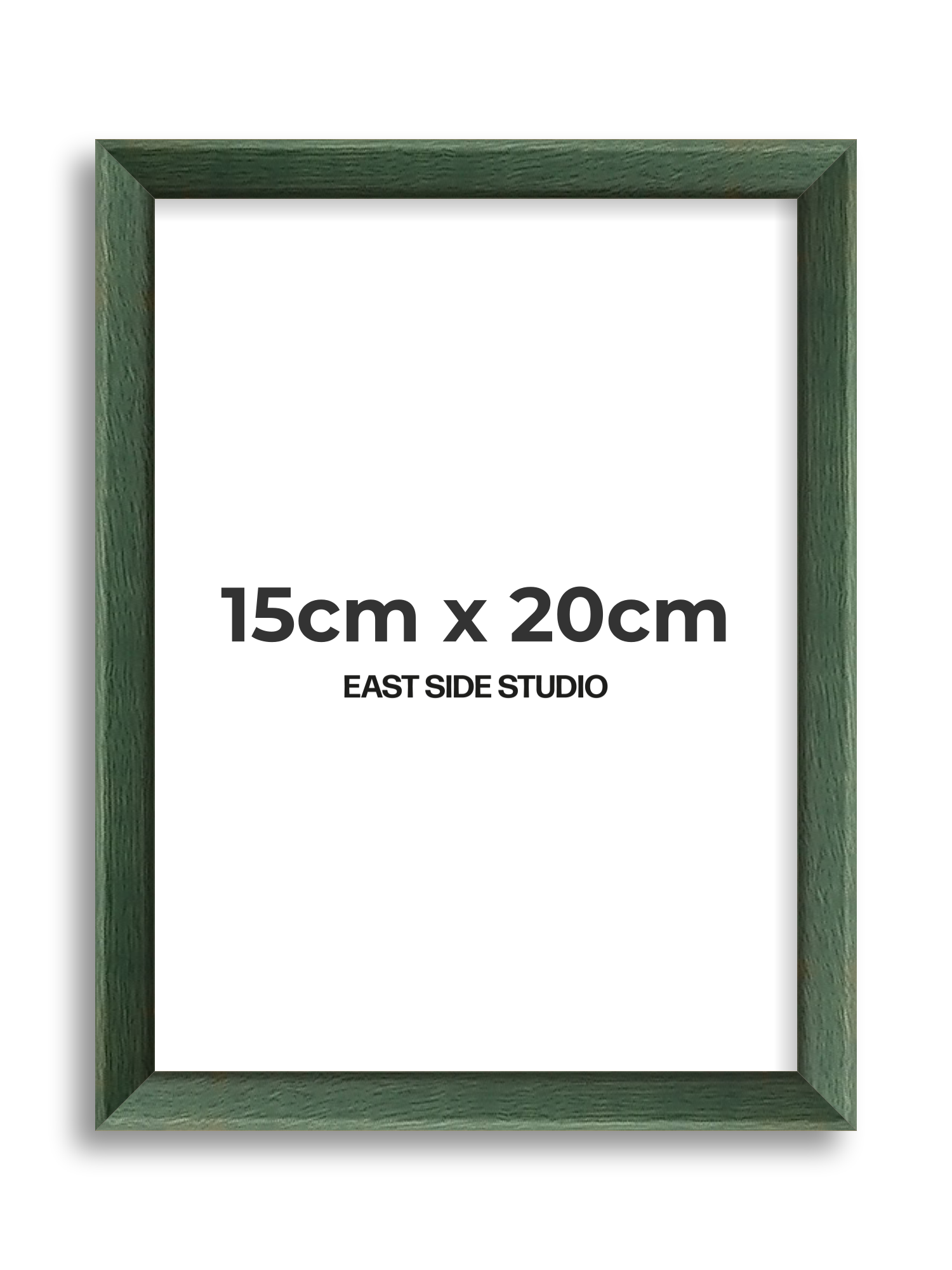 Forest Green Stain 15cm x 20cm picture frame