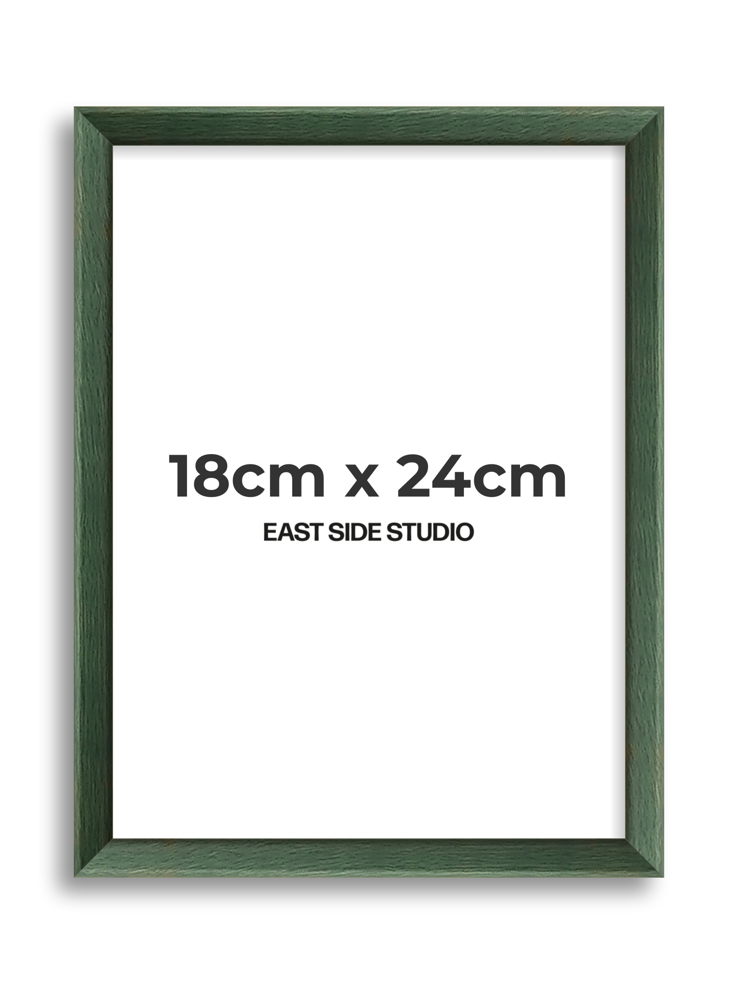 Forest Green Stain 18cm x 24cm picture frame