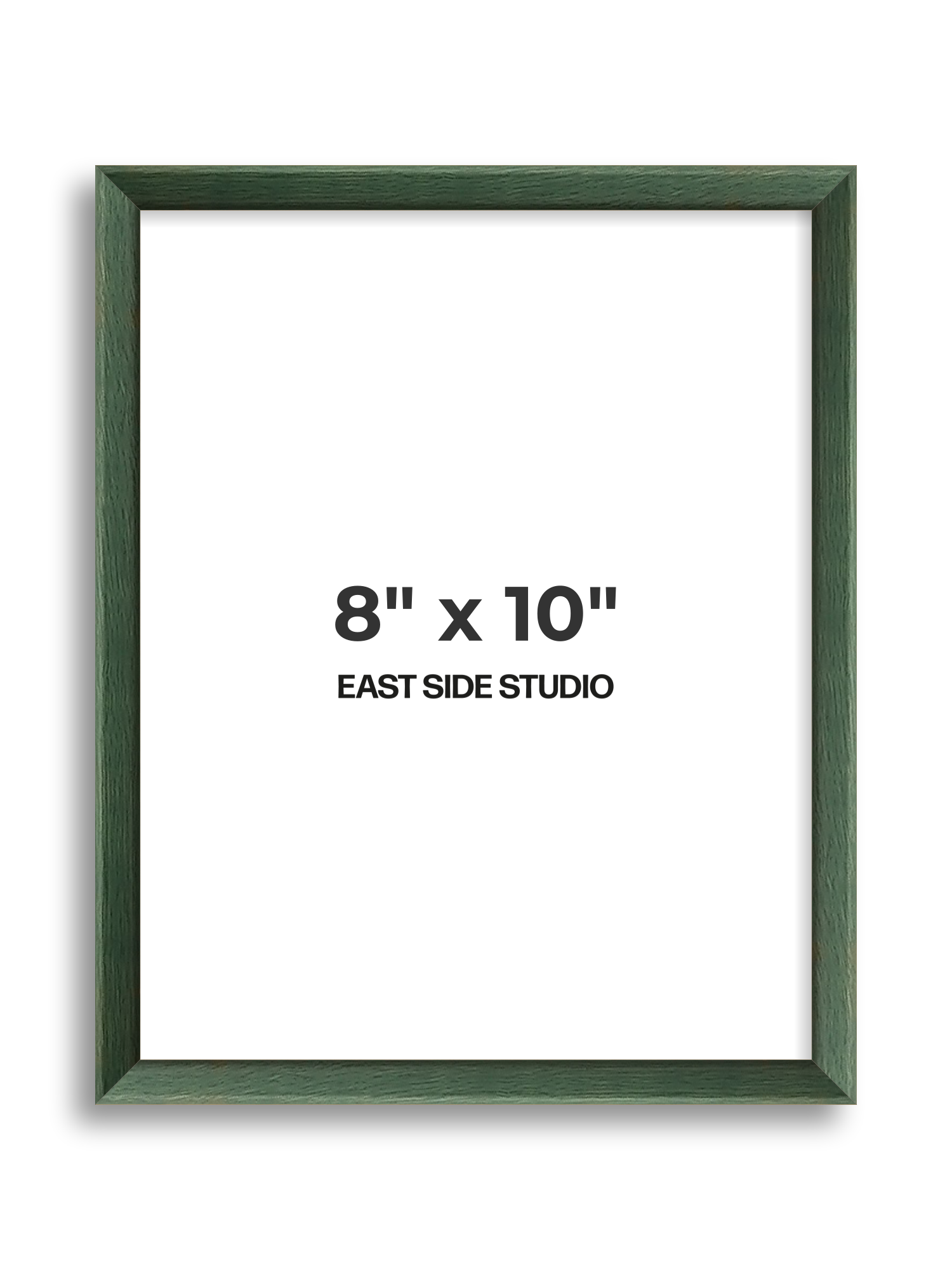 Forest Green Stain 8" x 10" picture frame